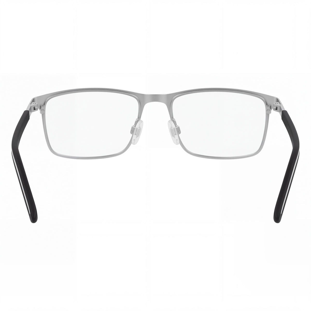 PUMA Pu0512o-002 Unisex Classic Acetate Silver Transparent Eyeglasses with Multicolor Lenses 58-18-145, Photo 4