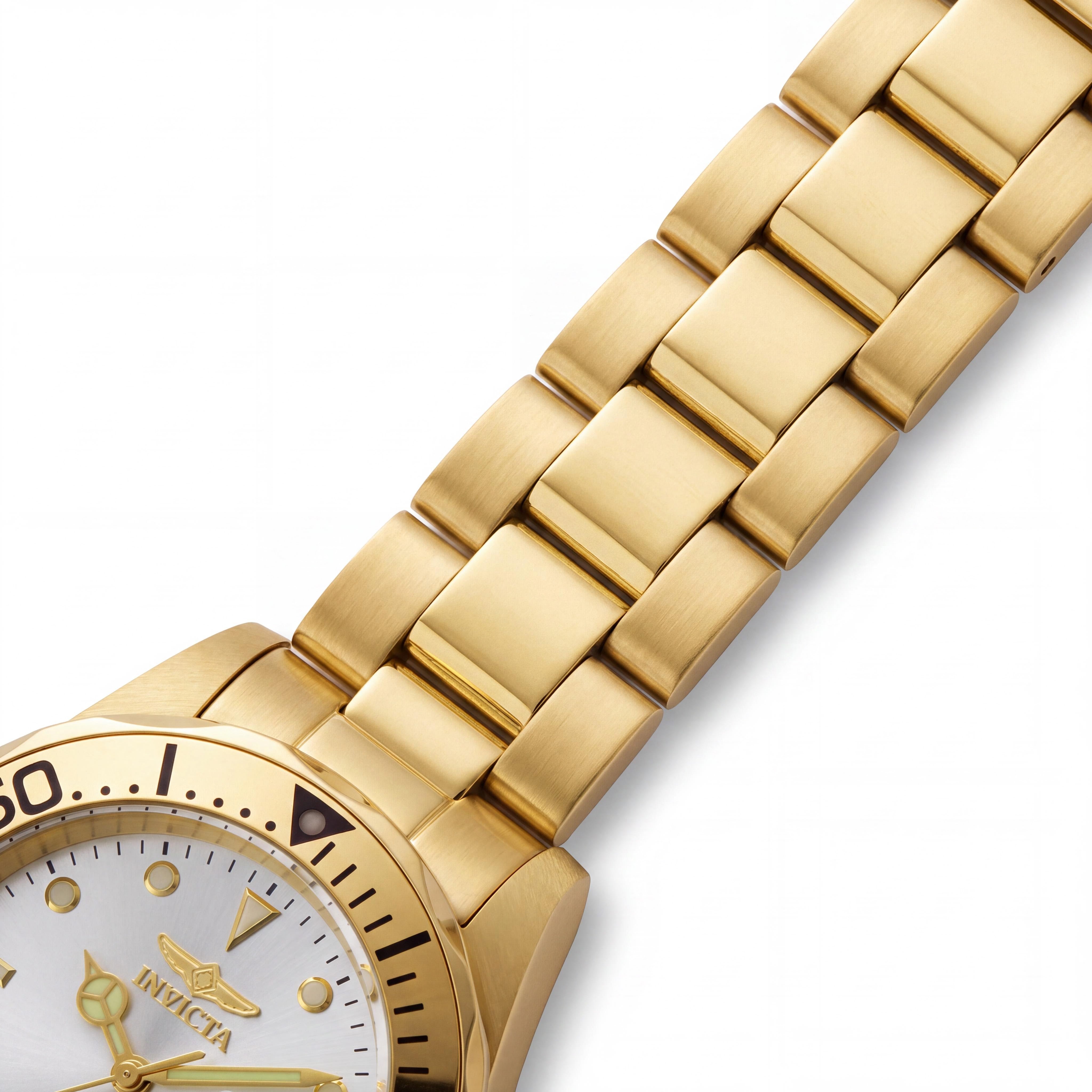 Reloj Invicta para hombre, colección Pro Diver, elegante deportivo automático con calendario perpetuo, resistente al agua, dorado champán, Photo 2