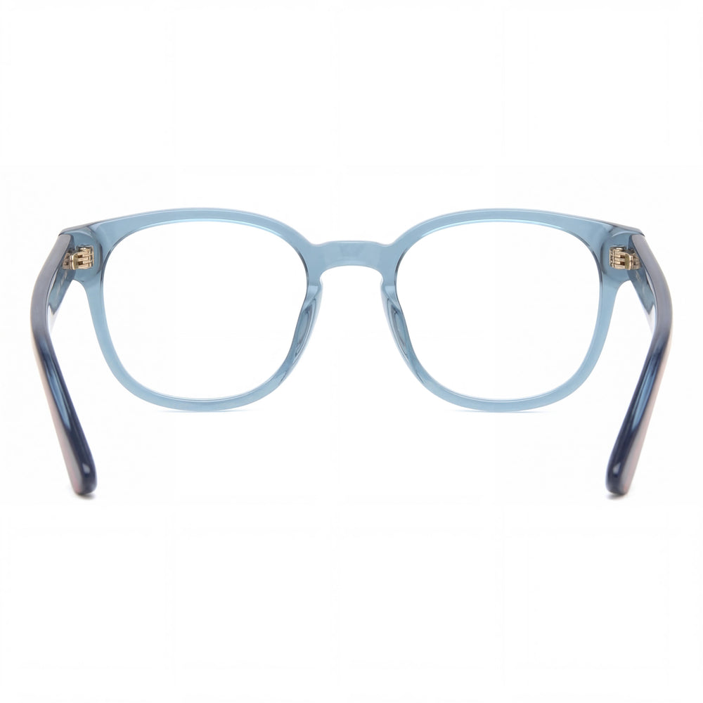 Gucci GG0927O 006 Men's Transparent Blue Acetate Full Rim Square Glasses 49-19-145