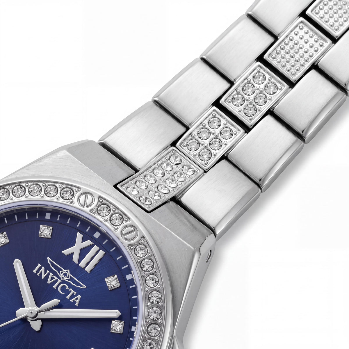 Invicta Specialty 50187 Unisex 34mm Stainless Steel Quartz Watch with Blue Dial, Bracelet Style, Photo 2