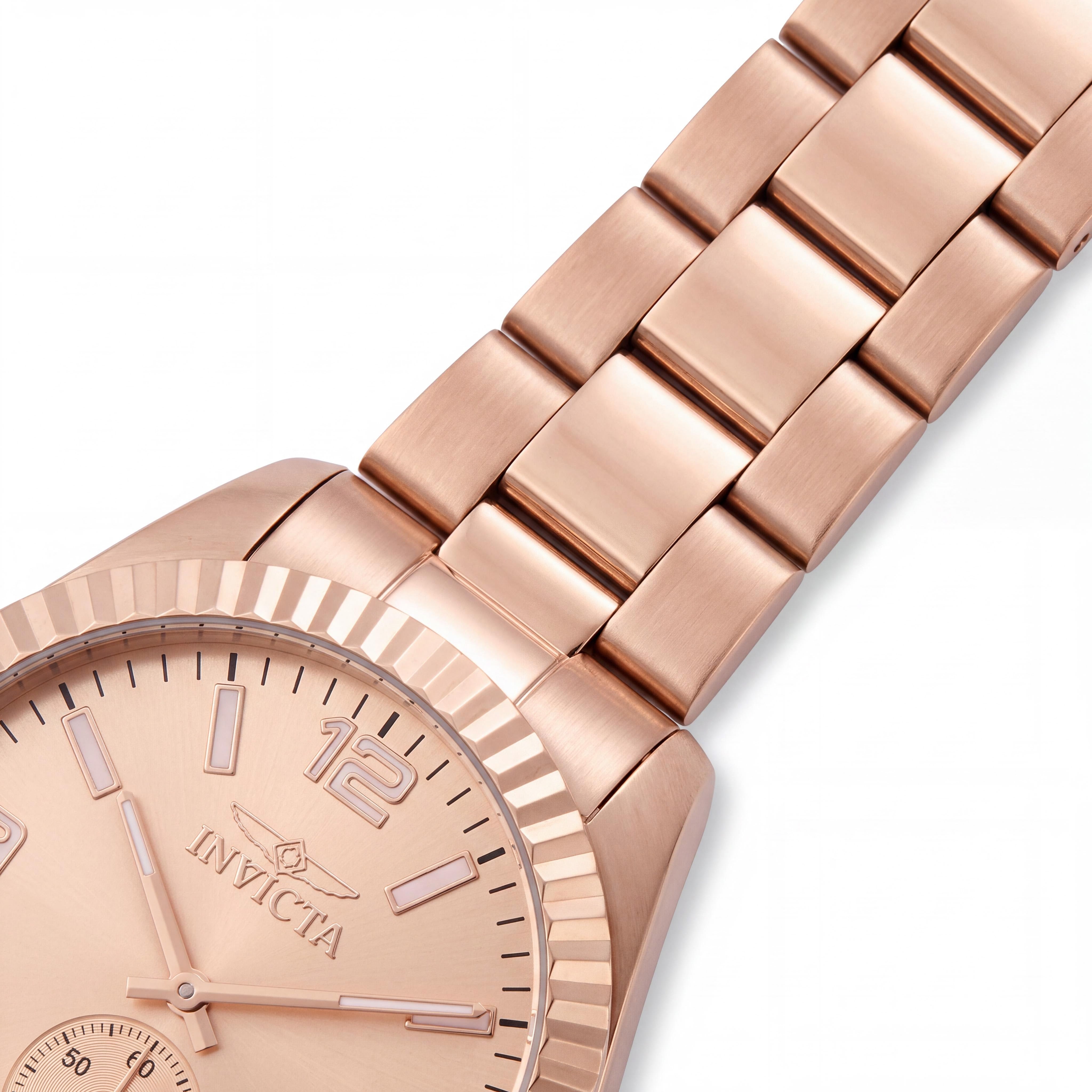 Invicta Specialty 49393 Unisex Quartz Rose-Gold Stainless Steel Bracelet Watch 43mm, Photo 3