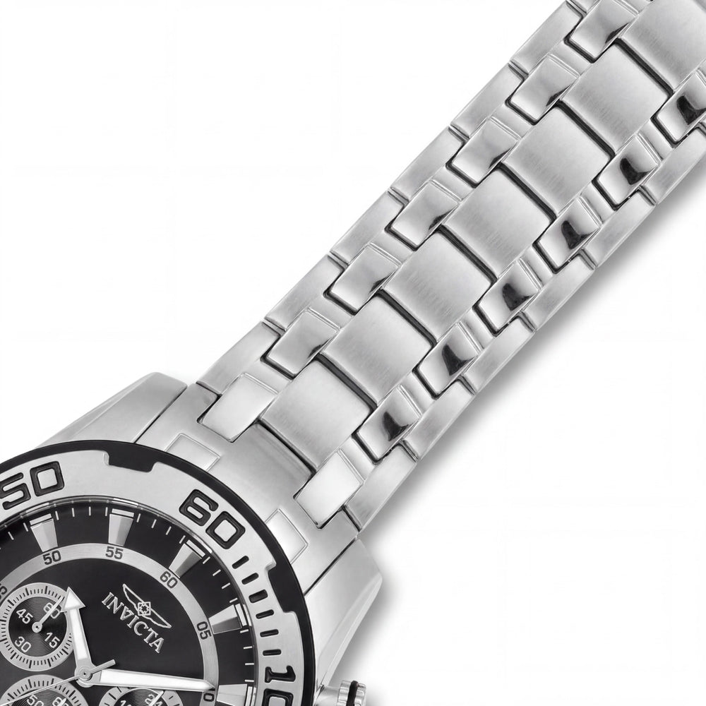 Invicta Pro Diver 22318 Cronógrafo de Cuarzo para Hombre, Acero Inoxidable, Esfera Negra, 50 mm