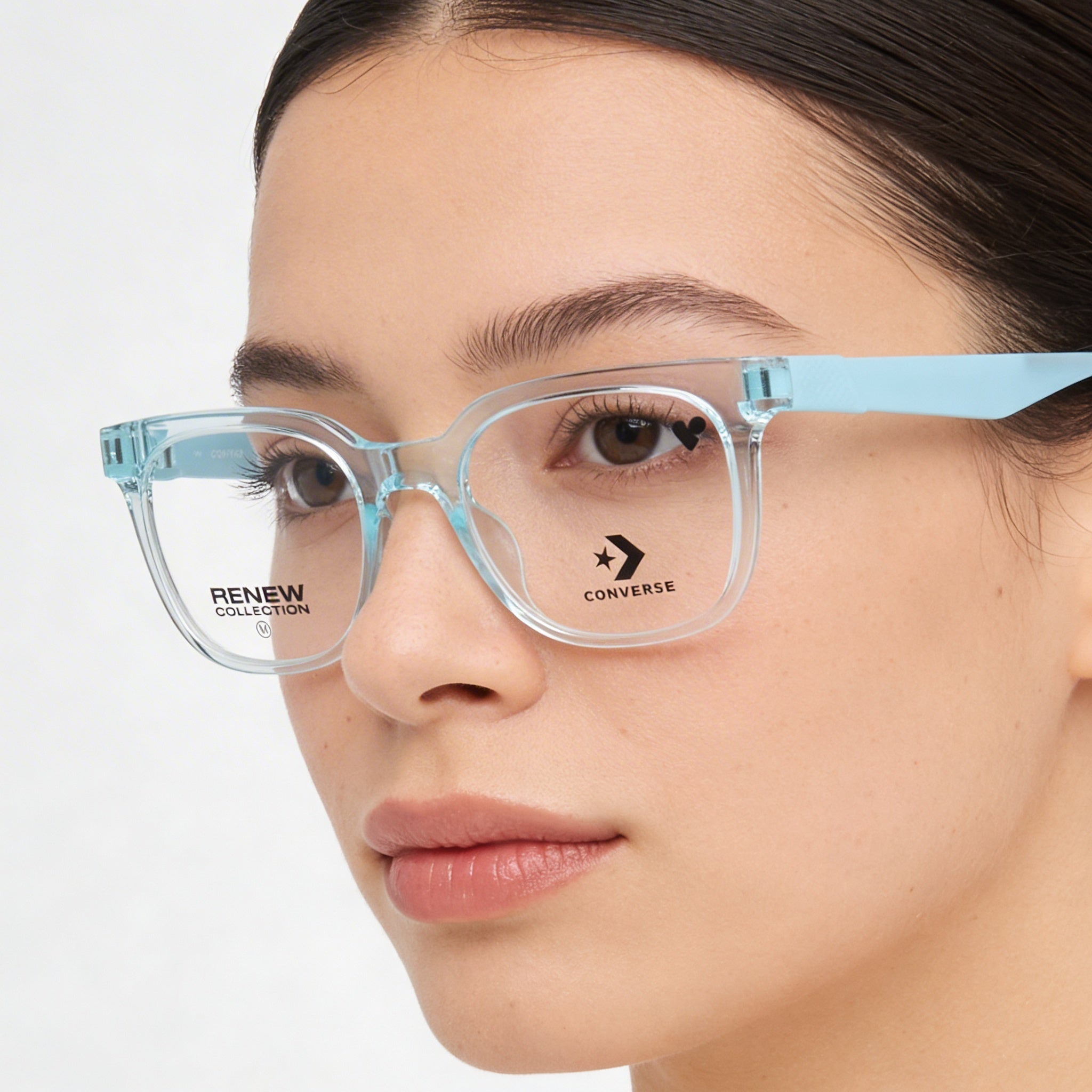 Converse Modern Women's Injected Crystal Aqua Mist Non-polarised Sunglasses 50mm, Photo 3