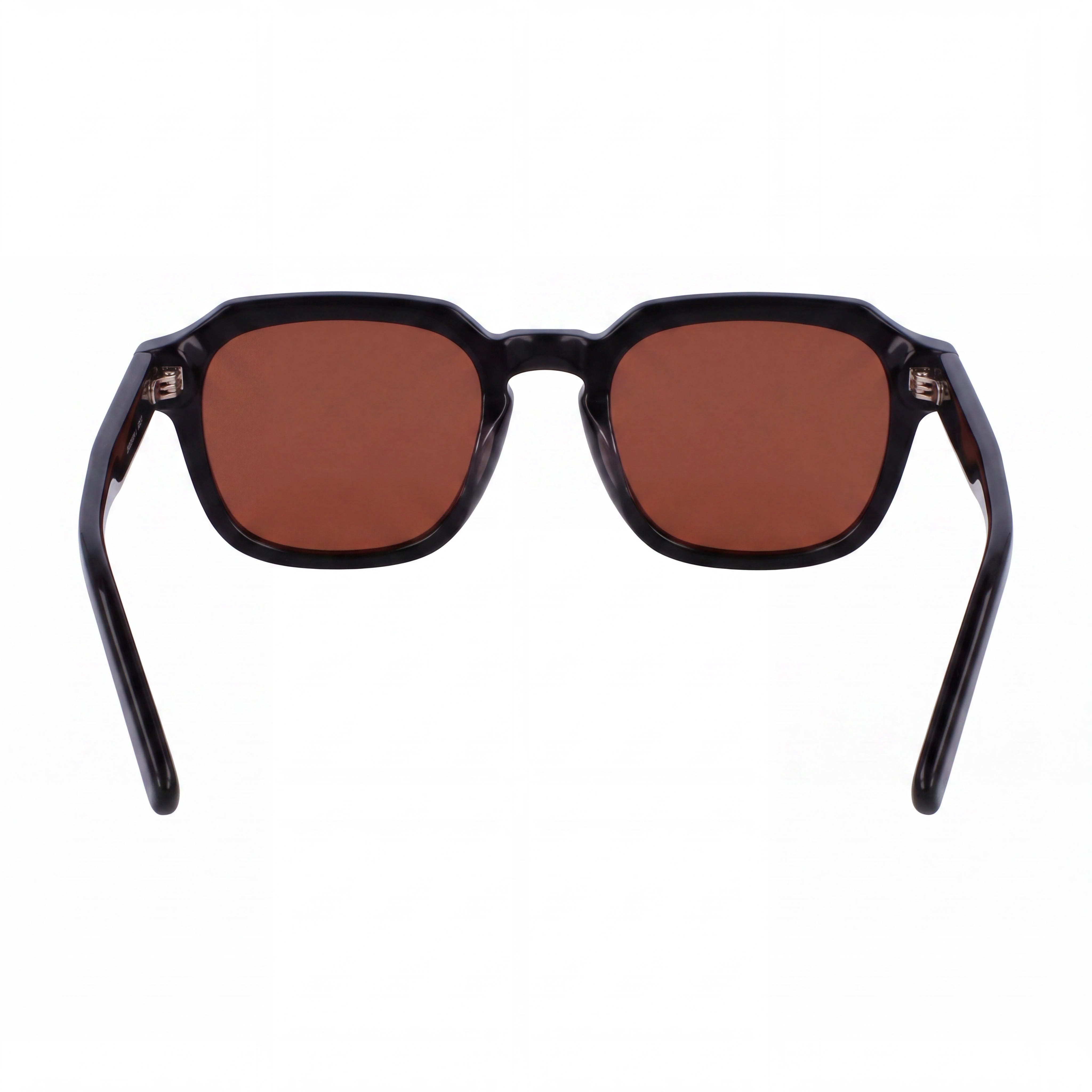 Salvatore Ferragamo Modern Women's Sunglasses, featuring a Black Acetate Frame and Black Lenses, 52mm, Photo 3