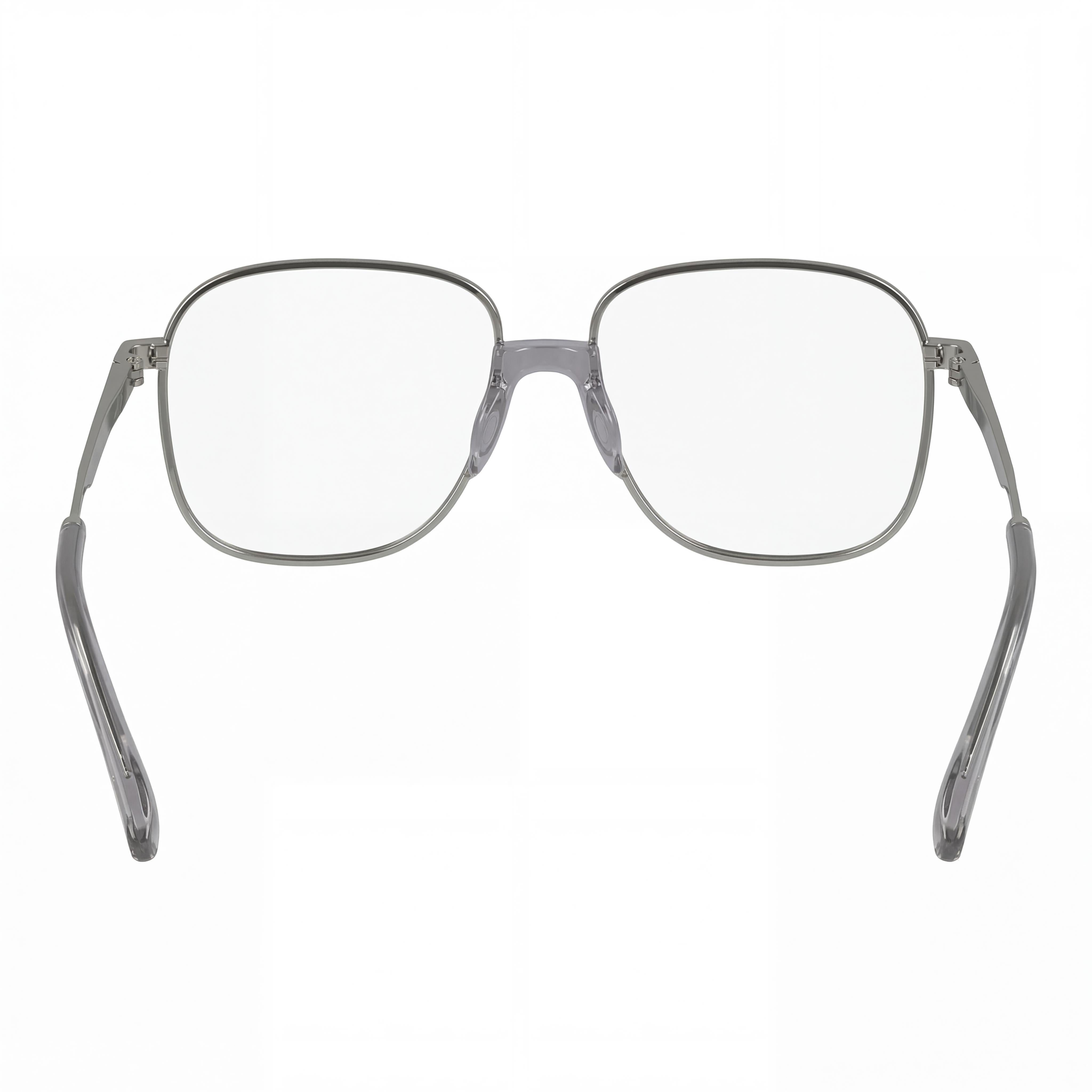 Gafas Victoria Beckham Modern VB2134 para mujer con montura de metal plateado y lentes de policarbonato plateado, tamaño 56 mm, Photo 4