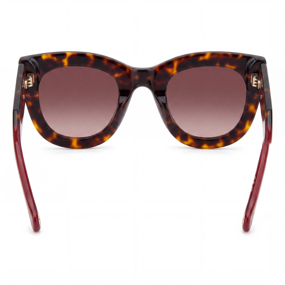 Gafas de sol Carolina Herrera para mujer HER 0222/S con montura ecológica de aceite, color Habana, rojo, marrón, degradado, no polarizadas, protección UV, 47 mm, Photo 2