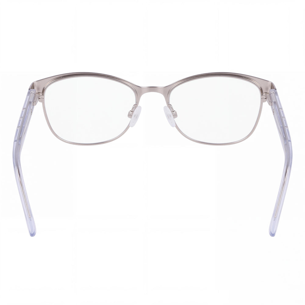 bebe Bb5226 Men's Optical Eyeglasses with Navy Acetate Frame and Clear Polycarbonate Lenses - Lens Width 51mm, Bridge Width 16mm, Temple Length 135mm