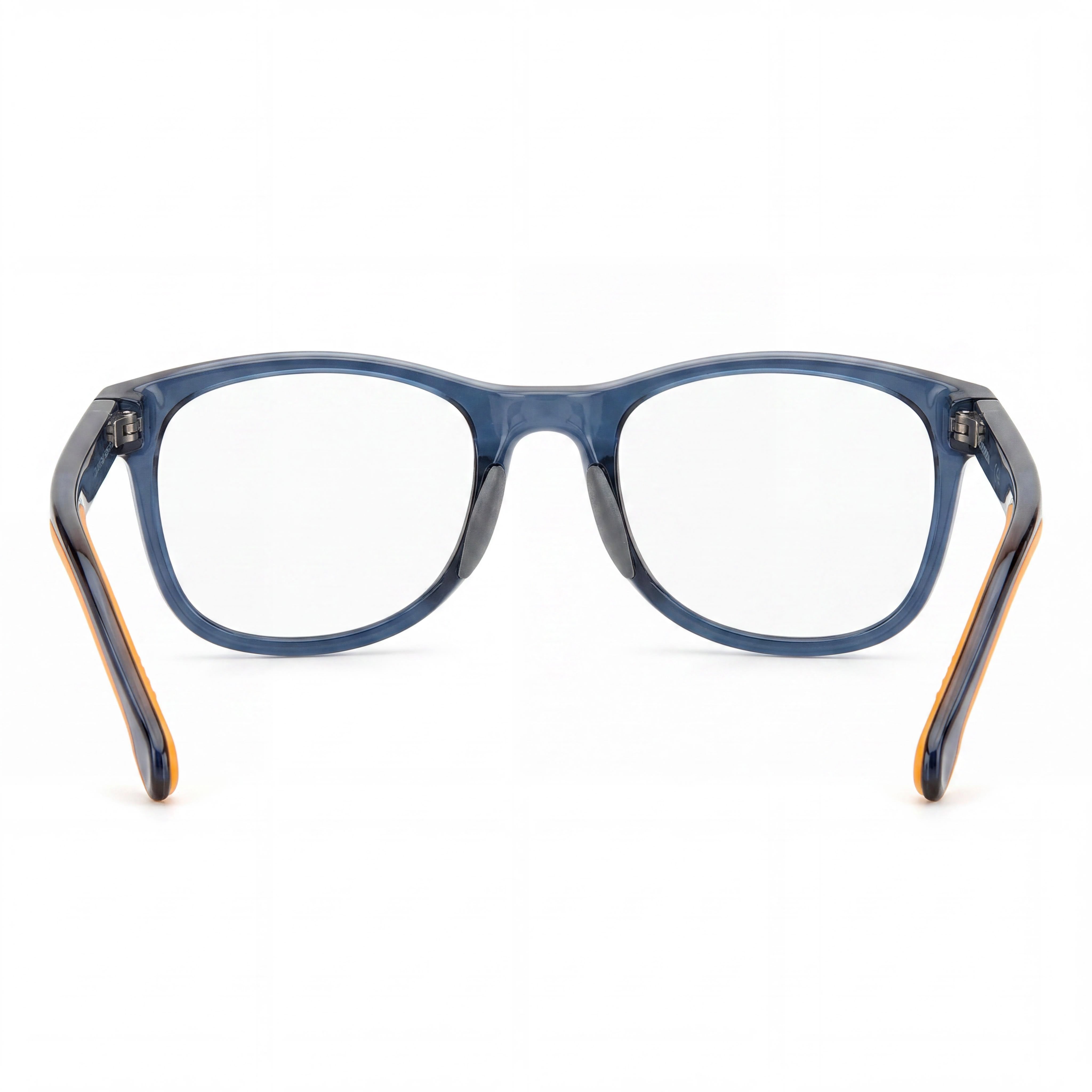 Carrera race 8054 Unisex Transparent Blue Plastic Square UV Protected Sunglasses with Blue Lenses, 52mm, Photo 4
