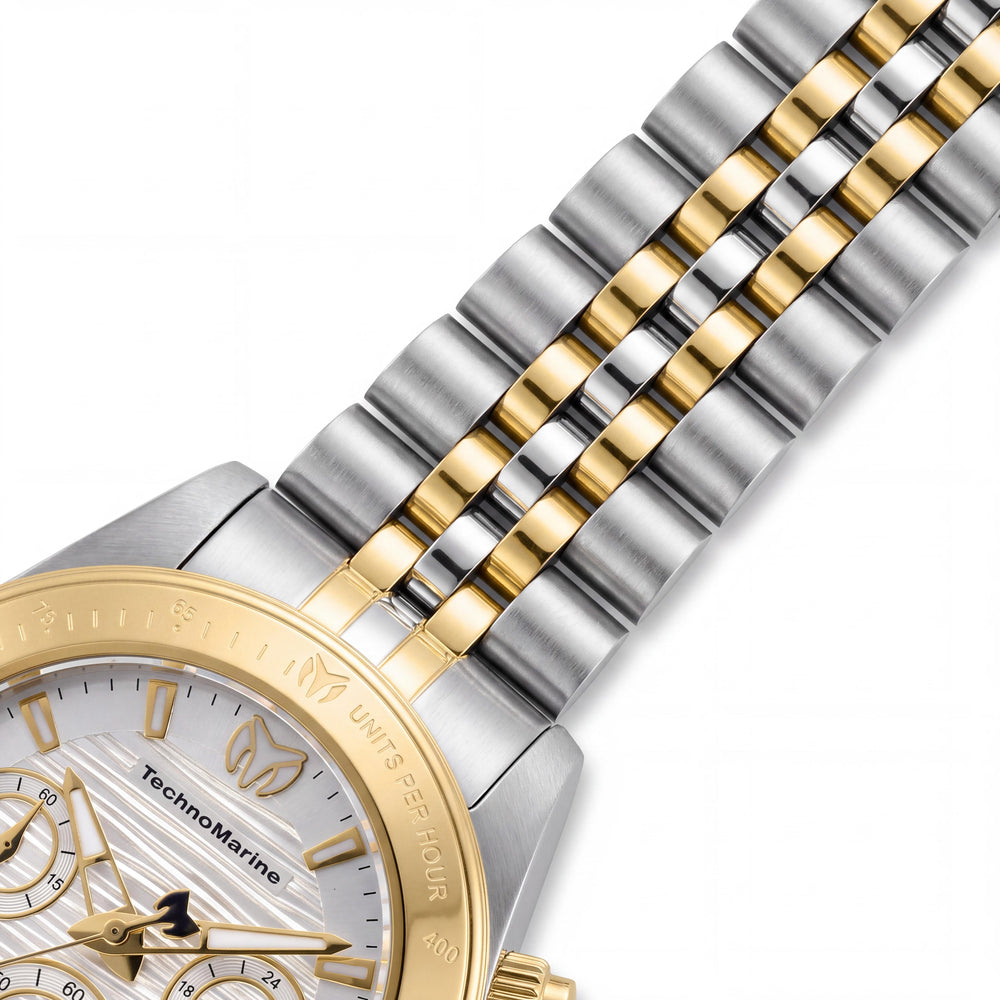 TechnoMarine TM-219027 Manta Women's Gold-Tone Chronograph Sapphire Crystal Quartz Watch 38mm