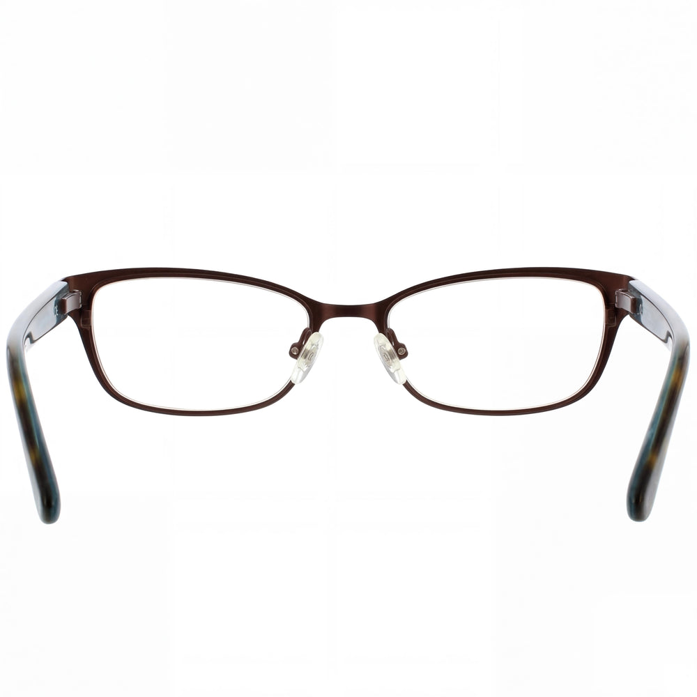 Montura de gafas GUESS Gu2515 para mujer en composite marrón oscuro mate, montura completa, lentes de 50 mm