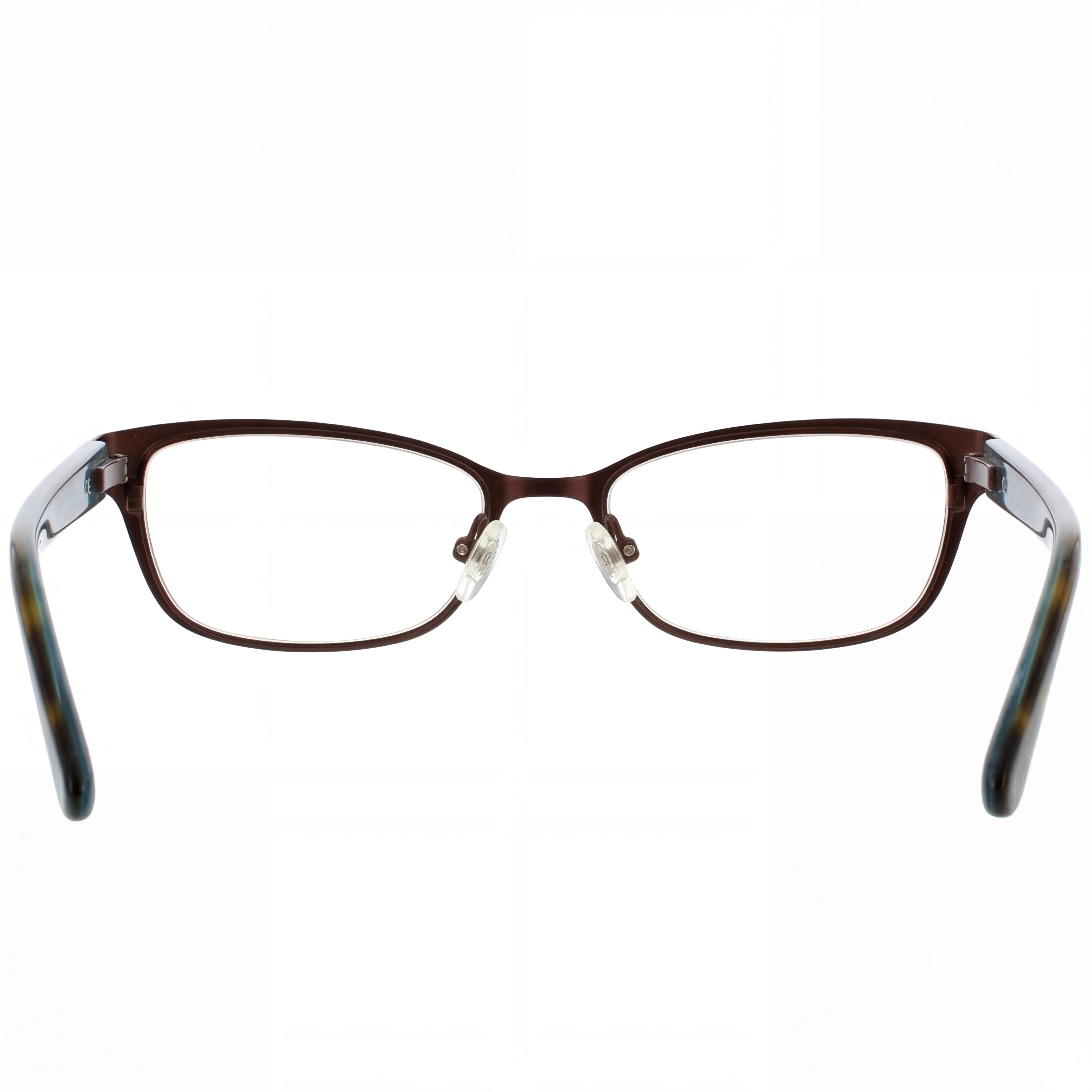 GUESS Gu2515 Women's Eyeglass Frames in Matte Dark Brown Composite, Full Rim Style, 50mm Lens, Photo 3