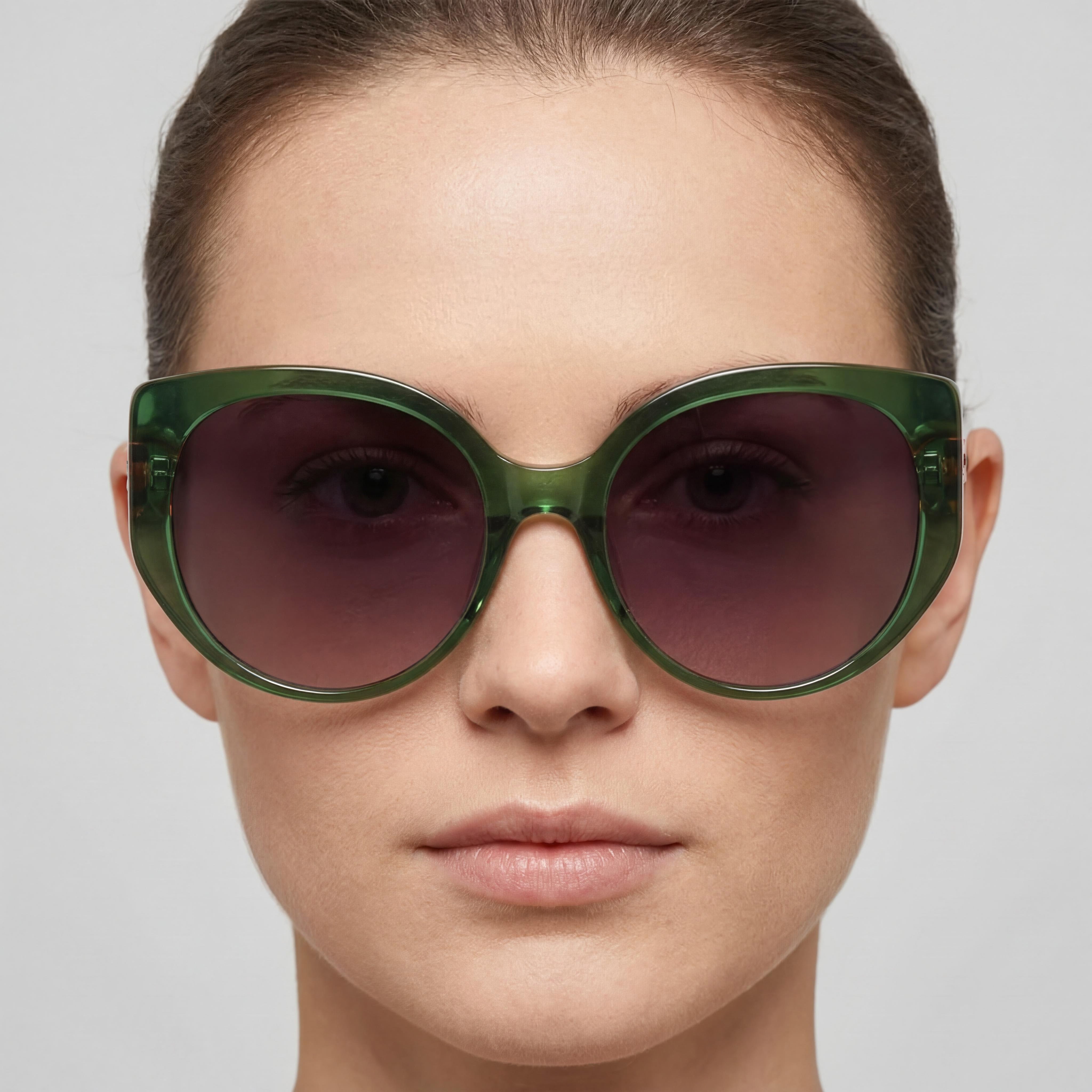 kate spade new york Casual Women's Green-Pink Ecological Oil Frame Pink Doubleshade Lens Non-Polarized Sunglasses 55mm, Photo 4