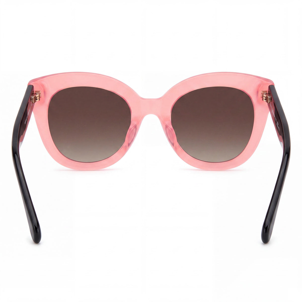 kate spade new york Gafas de sol de mujer de temporada, de plástico, color rosa, montura marrón, lentes marrones sombreadas, 50 mm, Photo 3
