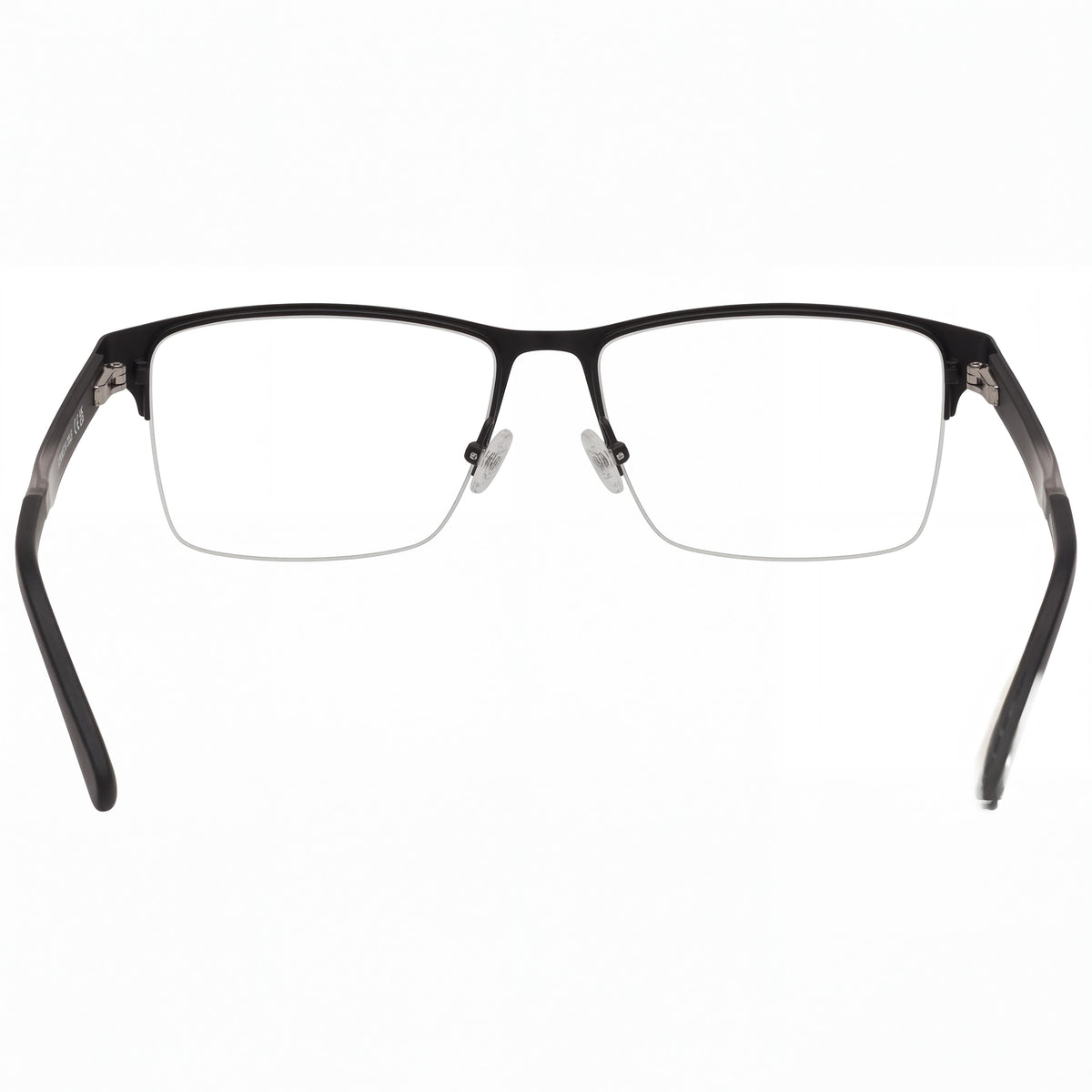 Gafas graduadas cuadradas de metal para hombre Kenneth Cole New York 50003, negro mate, 58-17-145, Photo 2