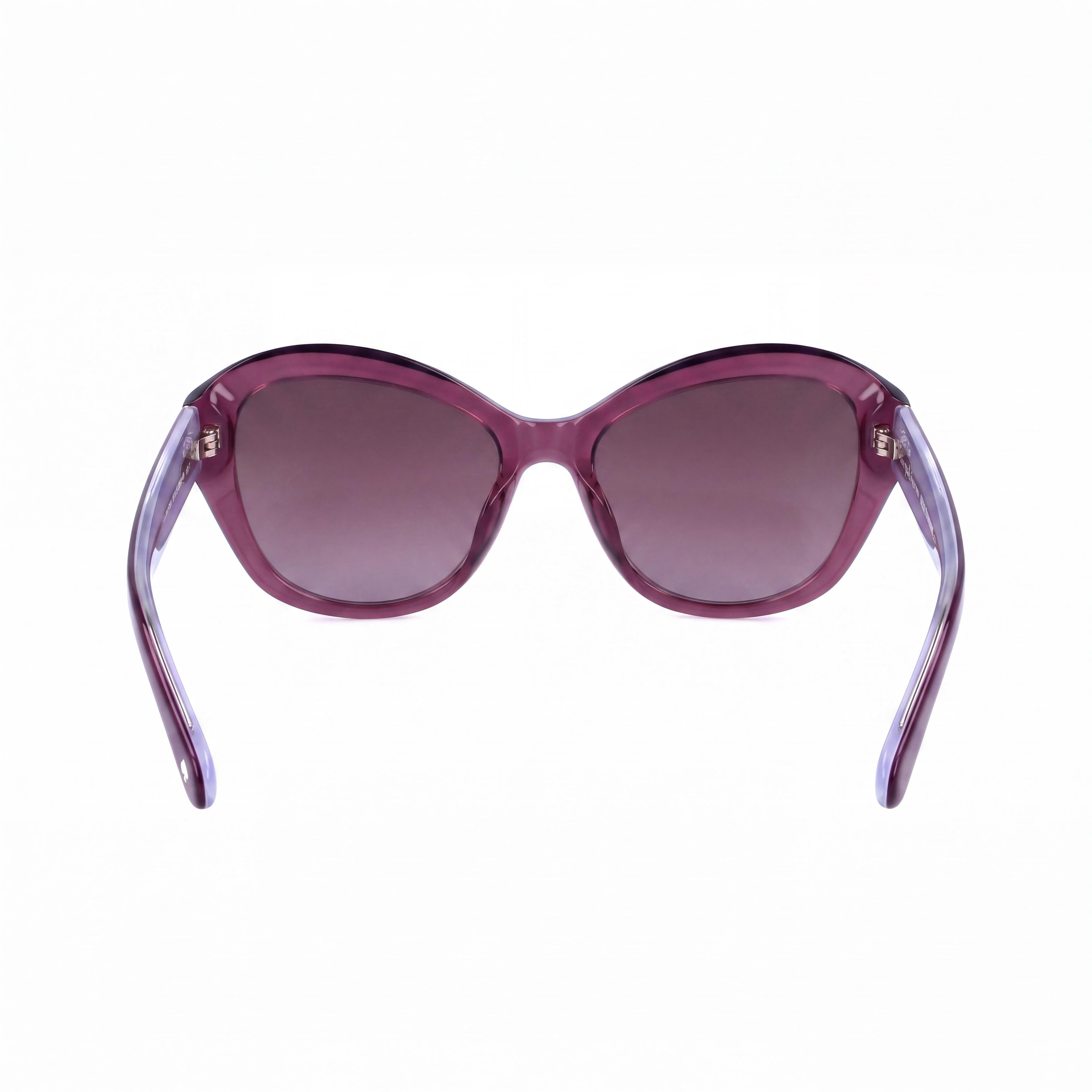 Gafas de sol Kate Spade New York con diseño de ojo de gato para mujer, acetato rojo, lentes rosas de doble tono, protección UV 400, 54 mm, Photo 3