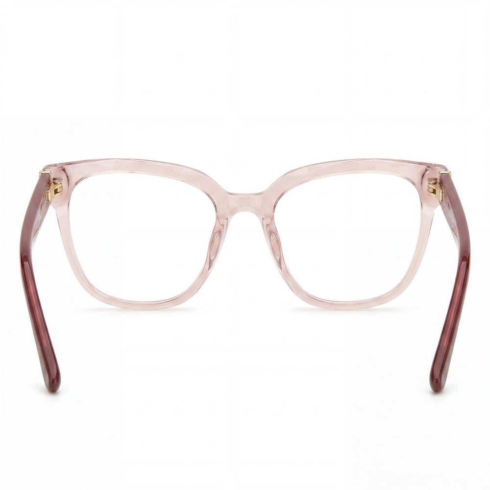 Juicy Couture Fashion Women's Eyeglasses with Burgundy Plastic Frame and Non- Lenses, 52mm