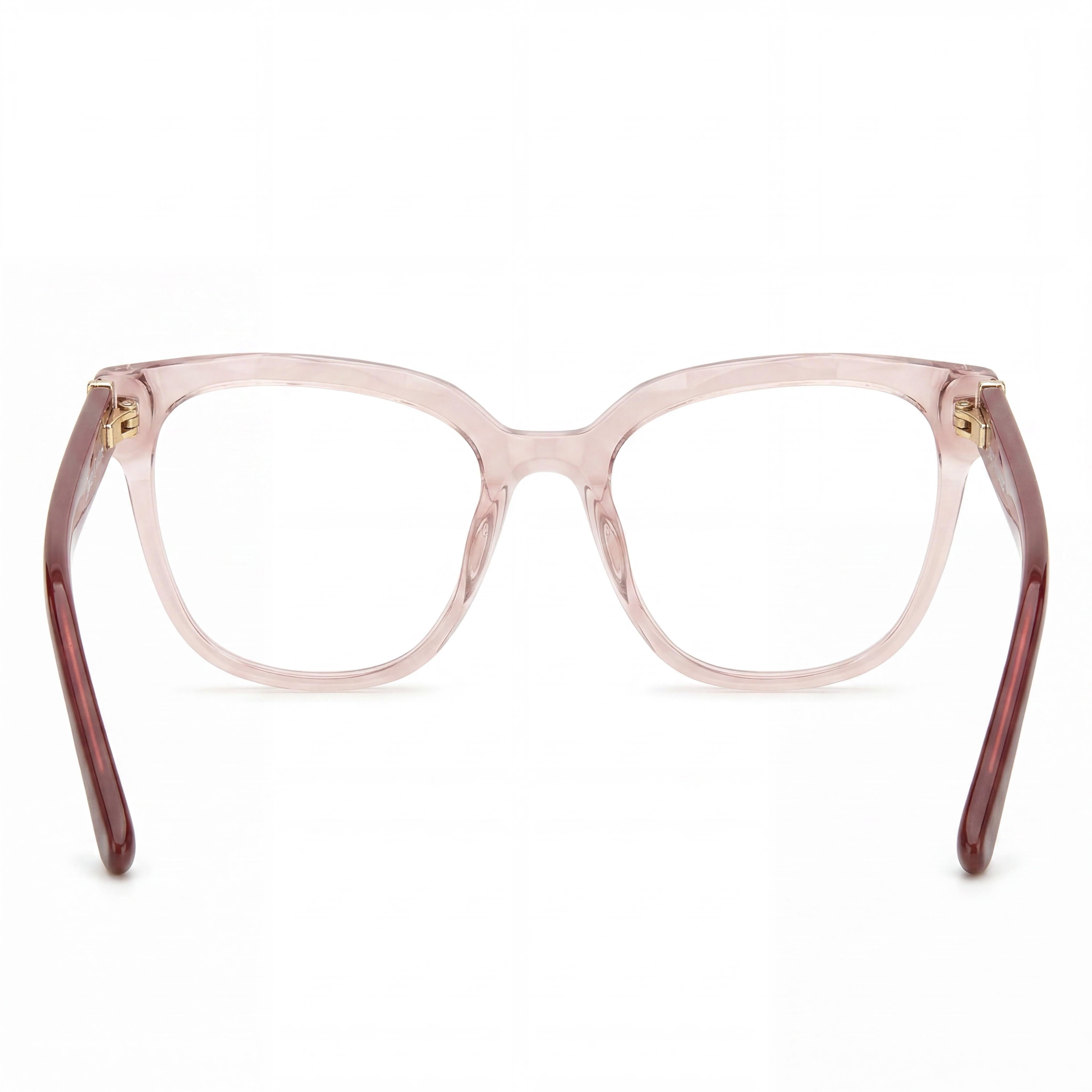 Juicy Couture Fashion Women's Eyeglasses with Burgundy Plastic Frame and Non- Lenses, 52mm, Photo 3
