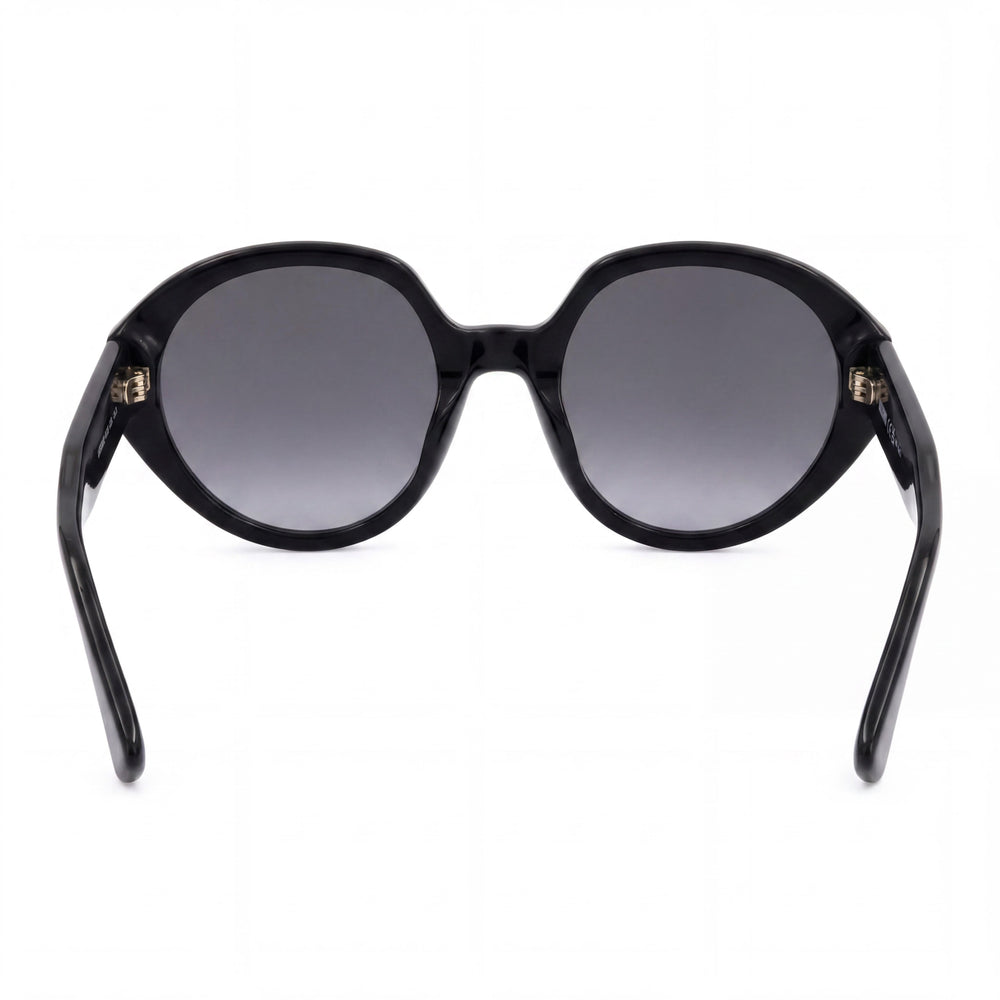 Moschino Mos126/S Women's Black Acetate Frame Non-Polarized Gradient Dark Grey Shaded Sunglasses 53-22-140