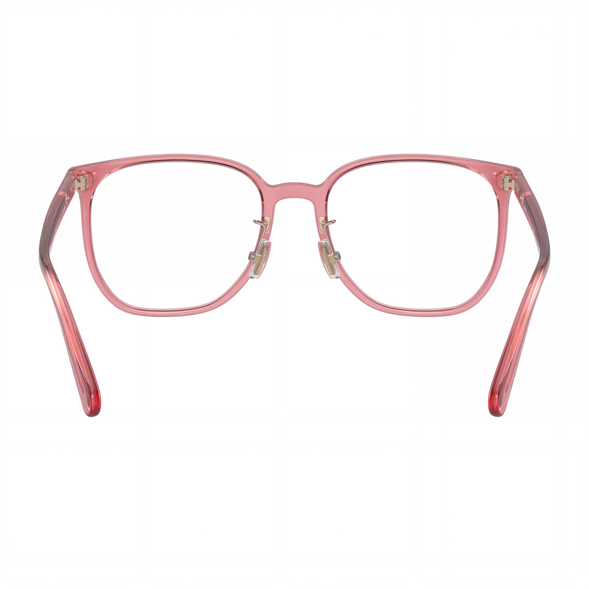 COACH Hc6215d Women's Transparent Berry Plastic Square Prescription Ready Eyeglasses 56mm, Photo 3
