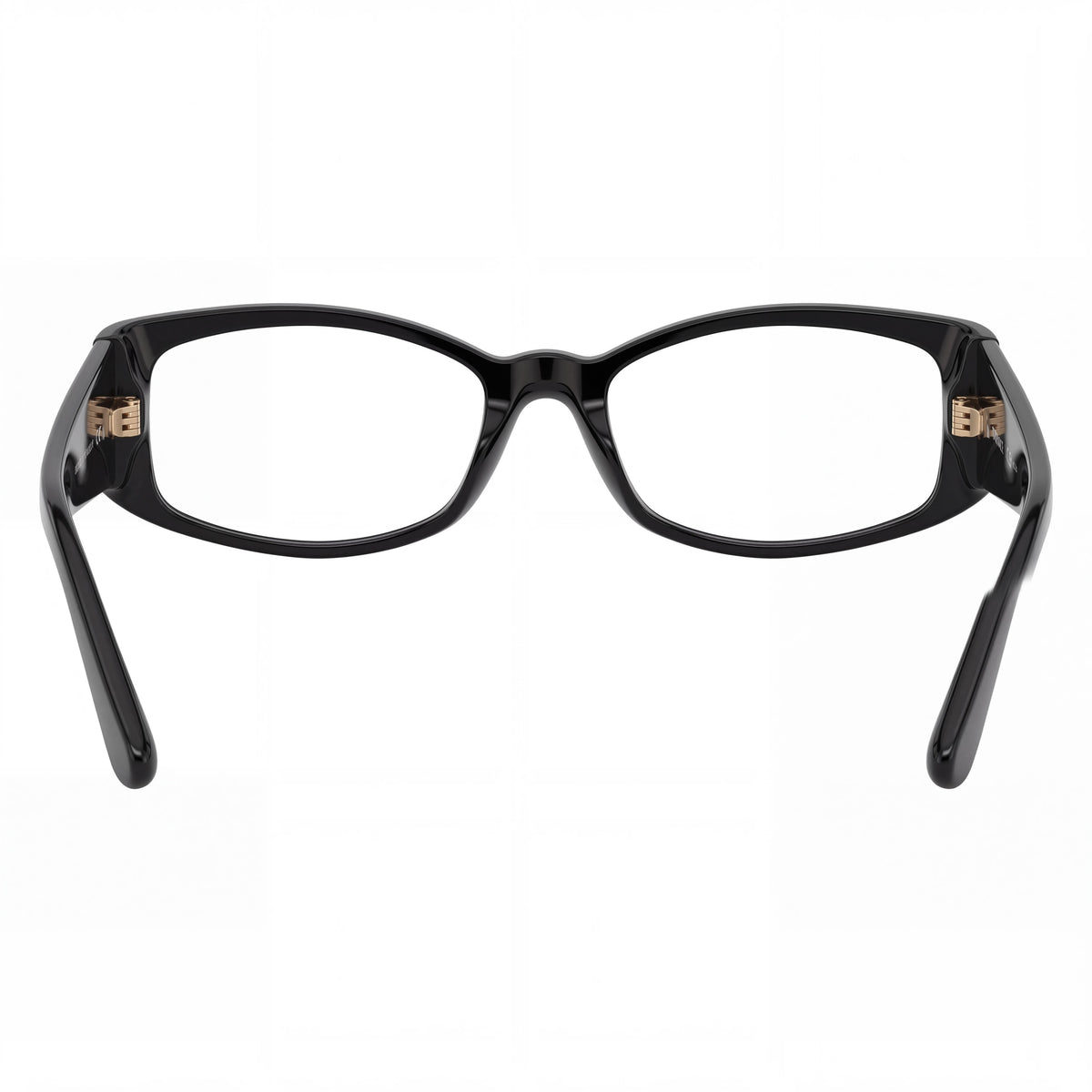Versace Ve 3343 Women's Black Frame Gold Logo Acetate Eyewear with Polycarbonate Lenses 54mm, Photo 2