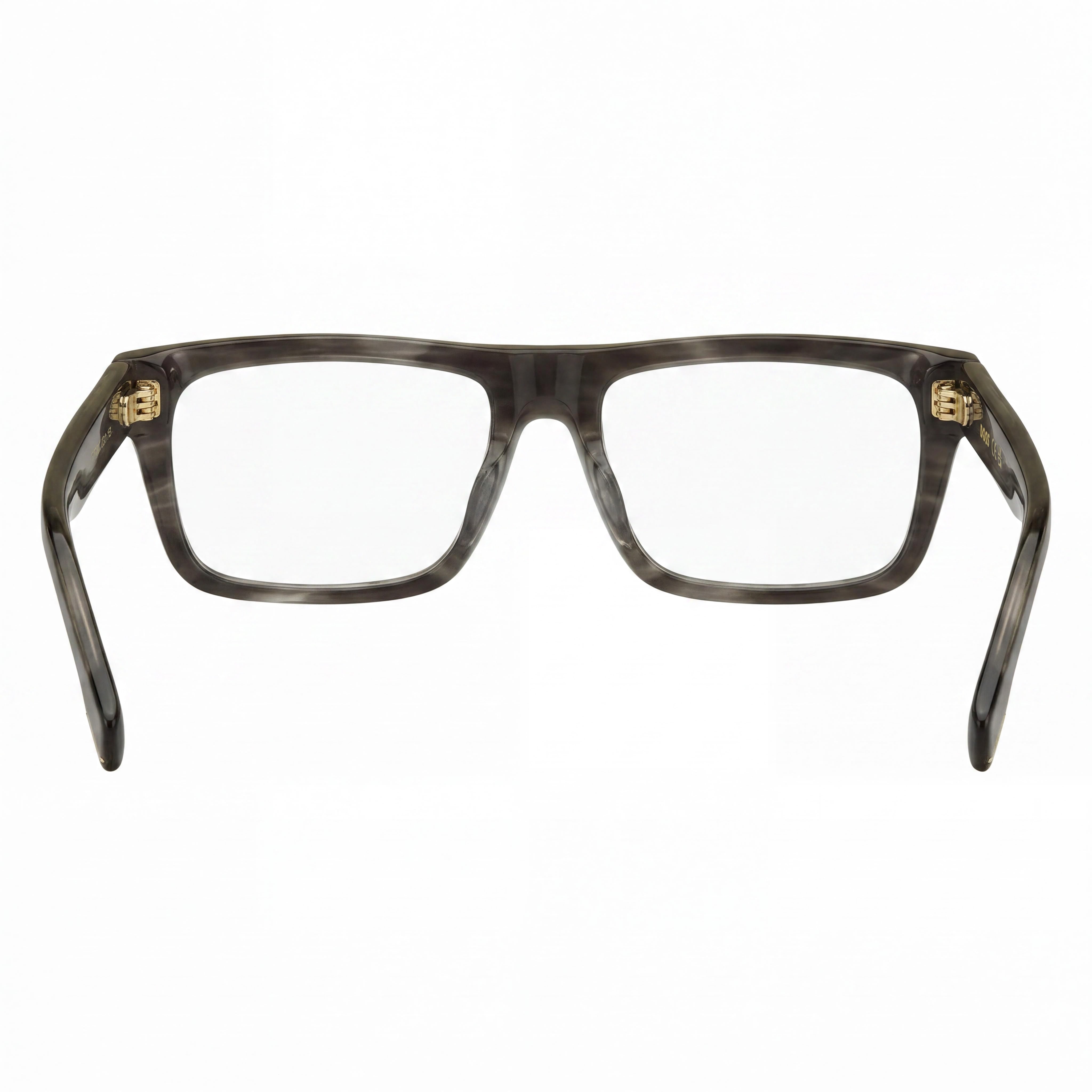 Hugo Boss Modern Unisex Grey Horn Acetate Frame Polycarbonate Non-Polarized Lenses 53mm, Photo 3