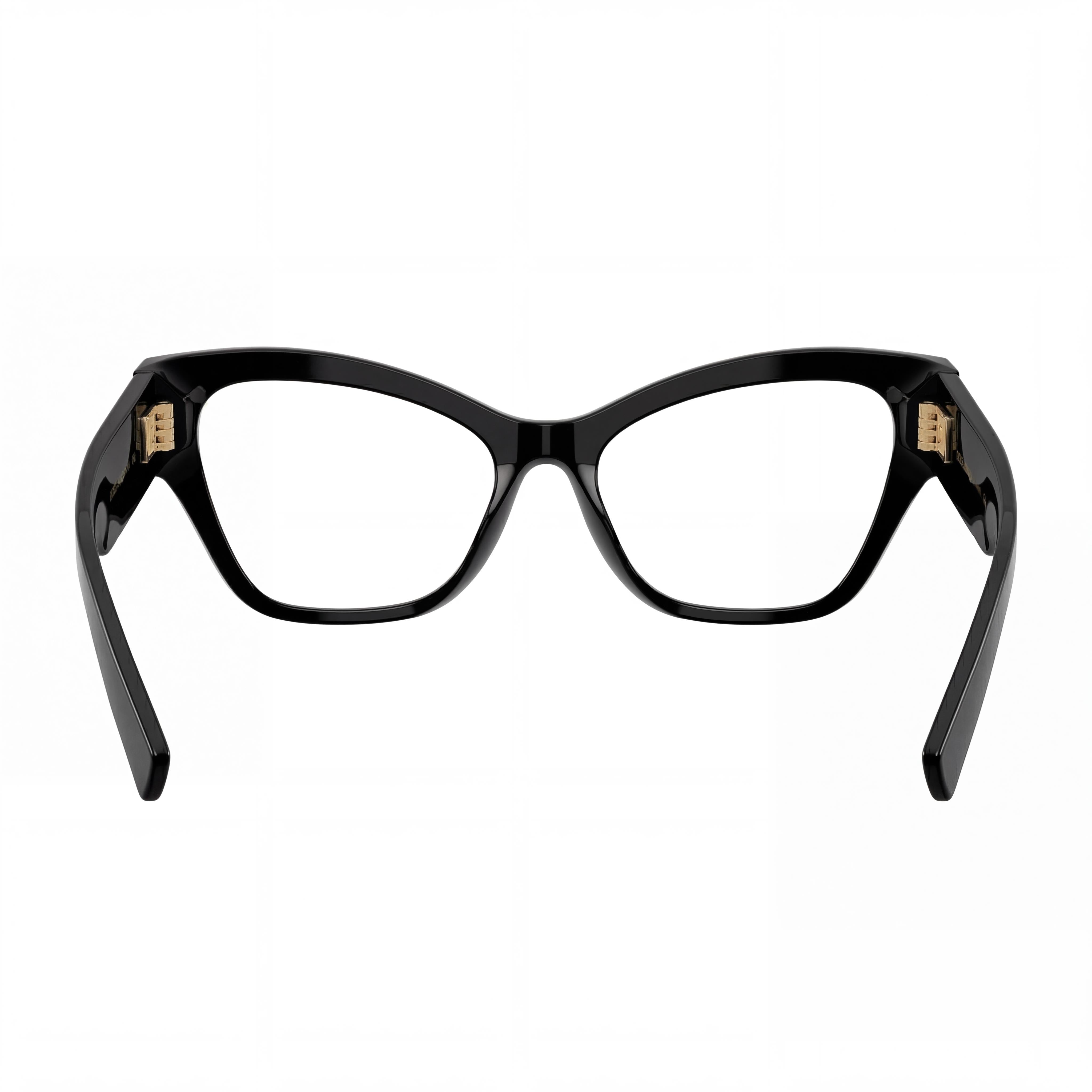 Dolce & Gabbana Tf2091b Women's Black Acetate Frame Eyeglasses with Clear Lenses - 53mm Lens Width, Photo 3