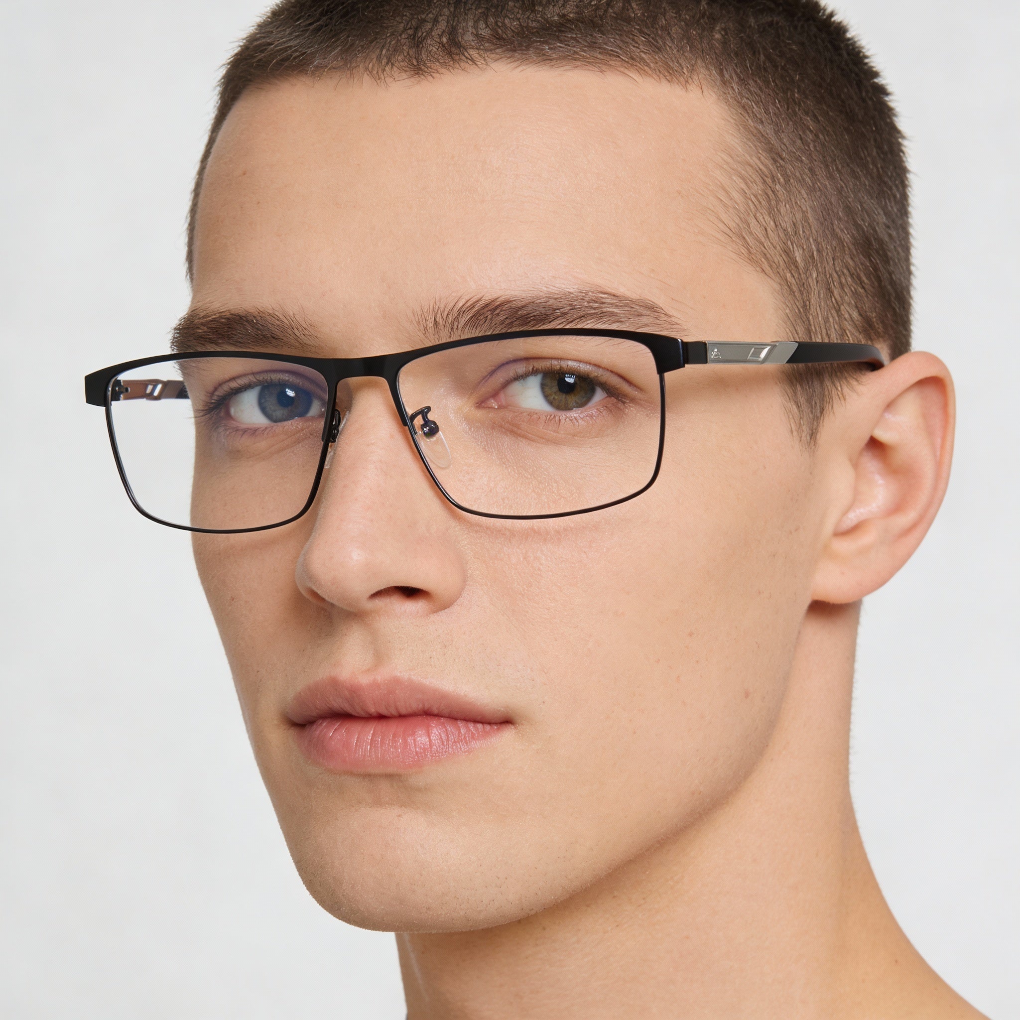 adidas MODERNO Unisex Matte Black Metal Eyeglasses 56mm, Photo 5
