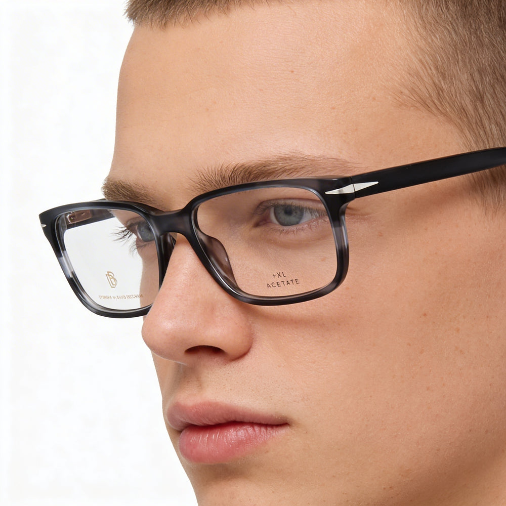 David Beckham Db 1065 Modern Style Unisex Grey Horn Acetate Frame Polycarbonate Lens Sunglasses 56mm
