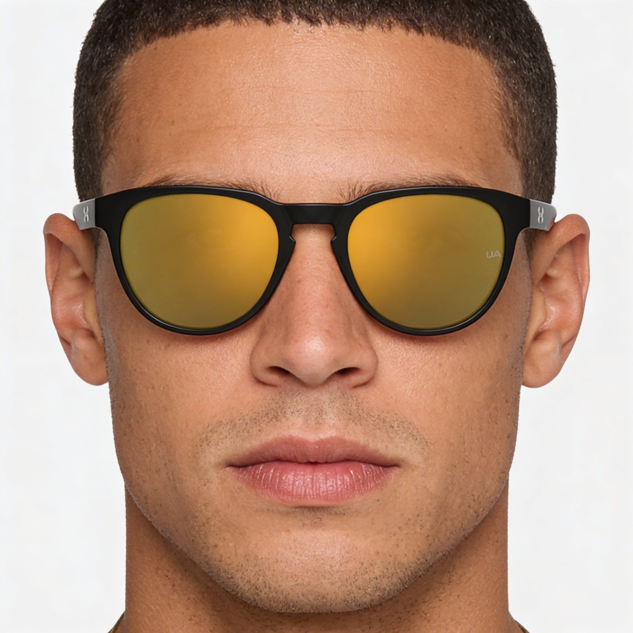 Under Armour Classic Men's ECO CO-POLYESTER UV Protected Sunglasses in Black Multilayer Gold 53mm, Photo 3