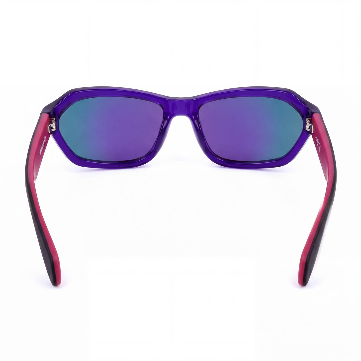 Gafas de Sol Clásicas Unisex adidas Originals con Protección UV, Montura Plástica Violeta, Cristales Espejo Burdeos, 58mm, Photo 3
