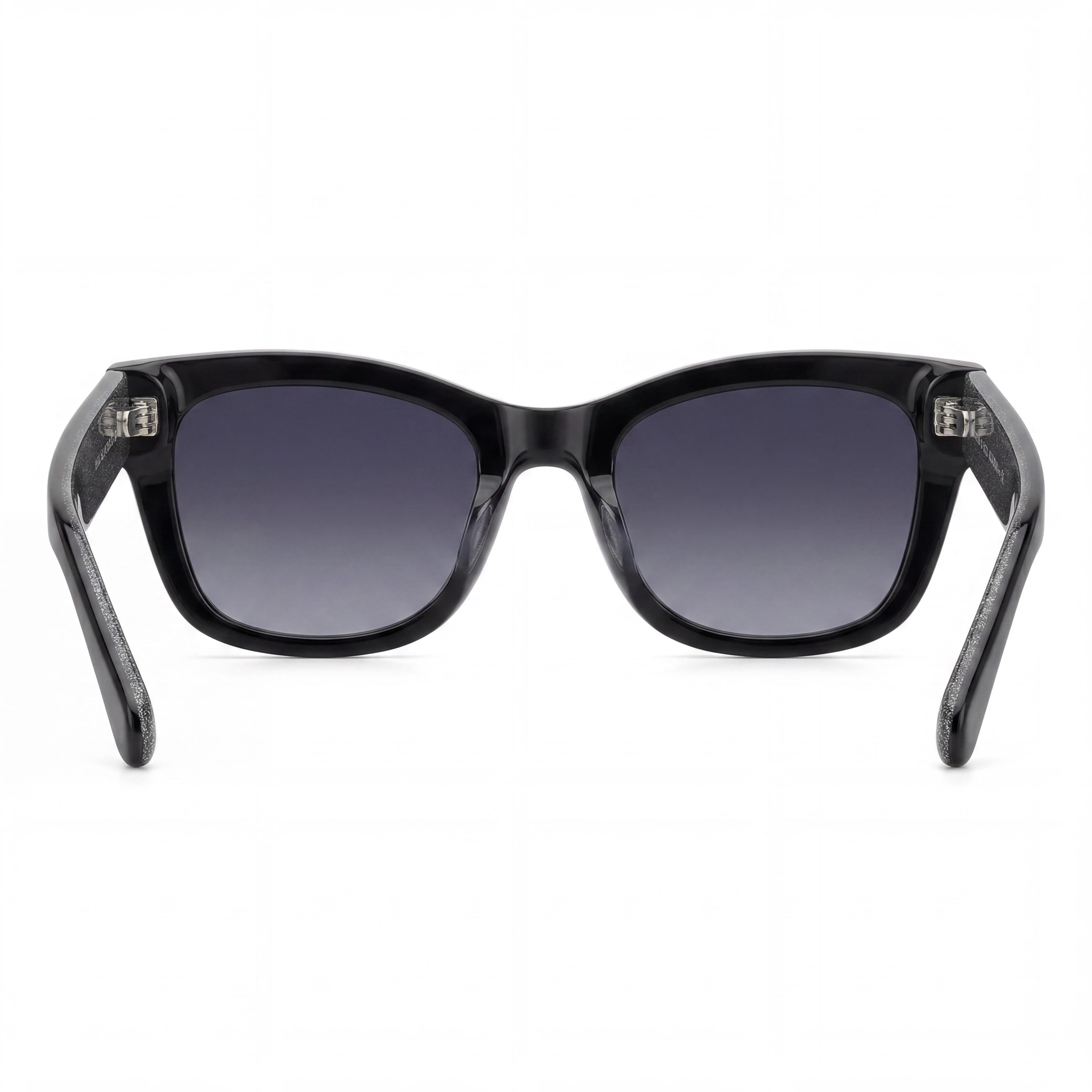 kate spade new york Casual Women's Black Glitter Grey Plastic Frame UV Protection Sunglasses 50mm, Photo 3