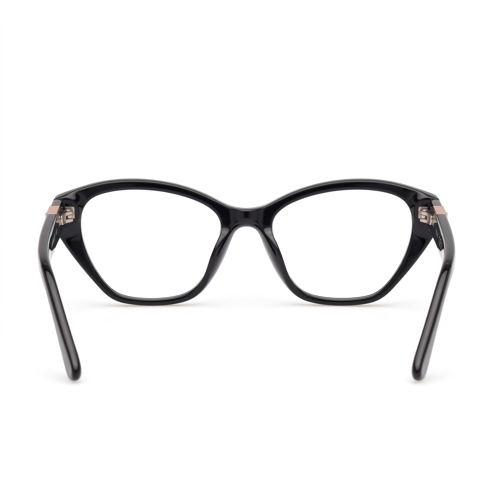 GUESS Gu50162 Women's Shiny Black Frame Non- Polycarbonate Lenses Eyewear Size 51-16-135, Photo 3