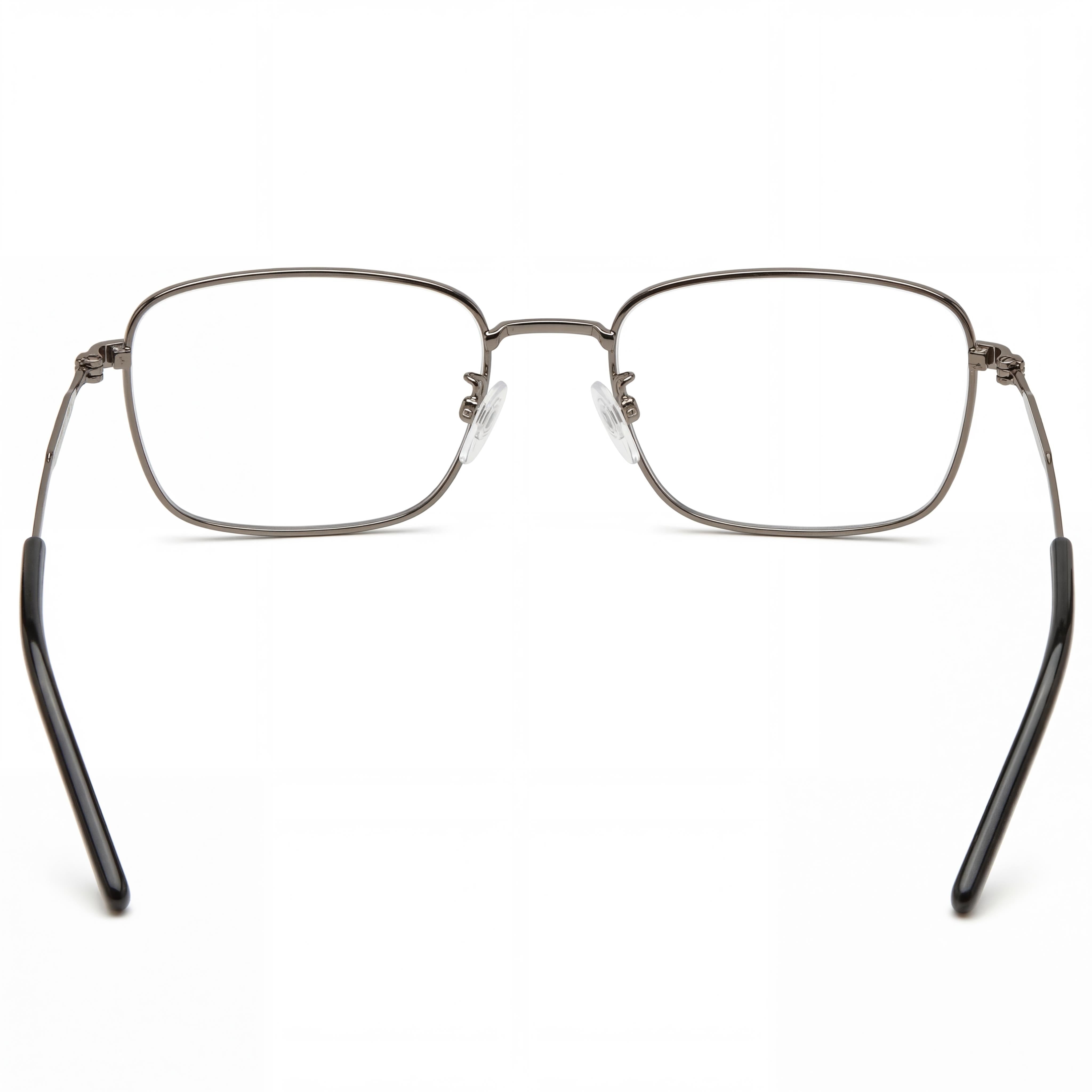 Gafas Tommy Hilfiger de Rectángulo para Hombre, Color Plata y Rutenio, 56mm, Photo 3