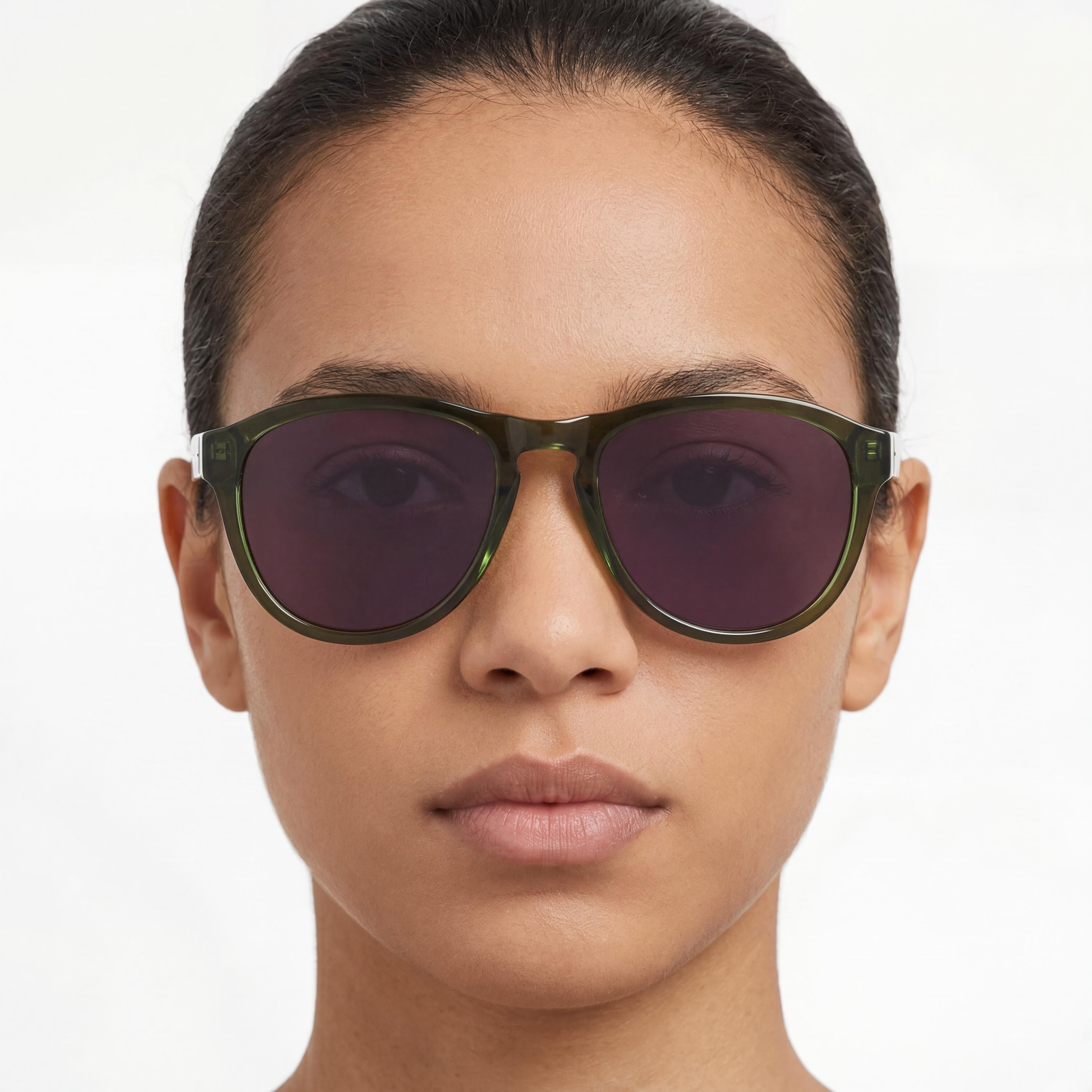 Converse Cv567s Unisex Aviator Crystal Cargo Laminates Acetate Sunglasses UV 400 54mm, Photo 4