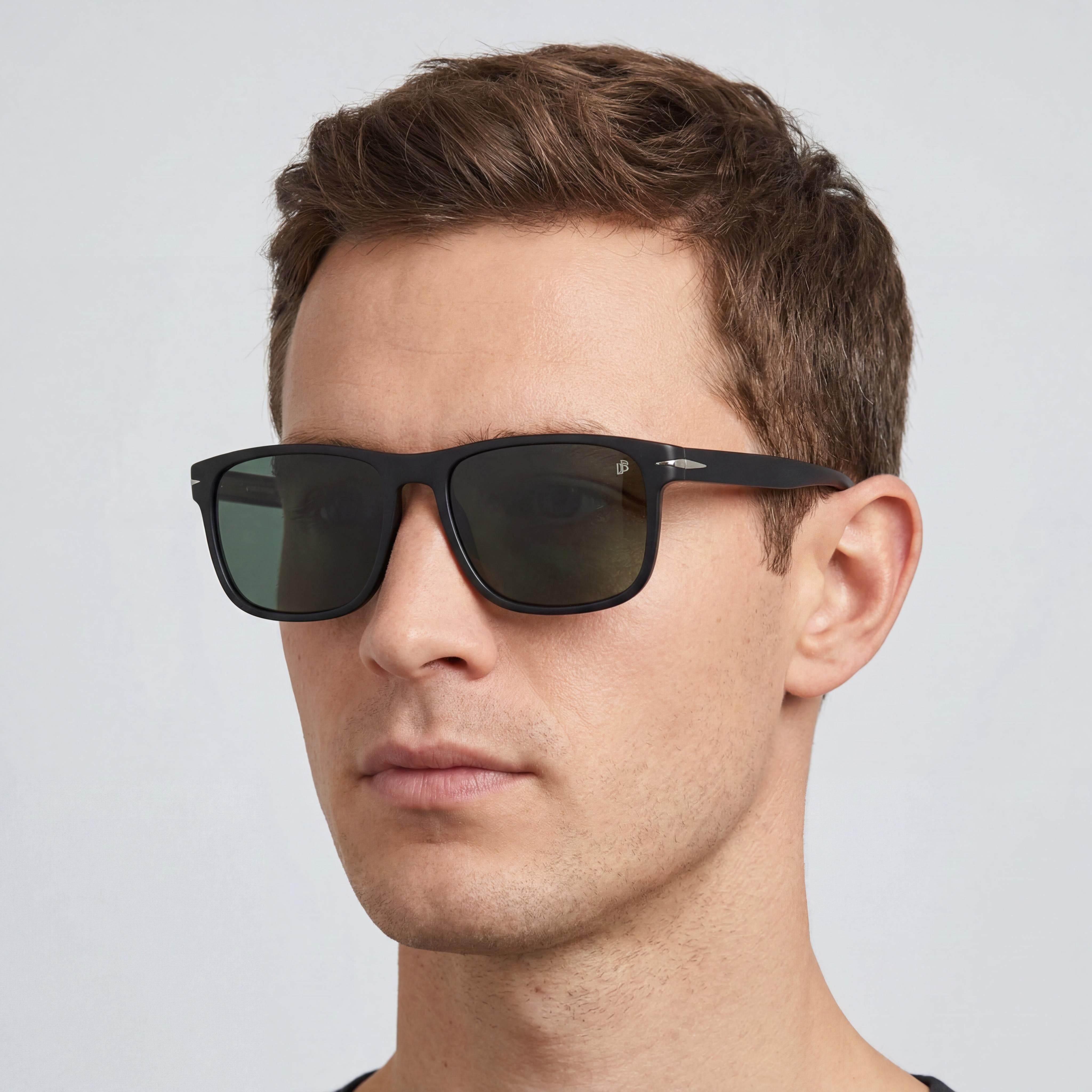 David Beckham Db 1060/s Casual Unisex Sunglasses with Black Acetate Frame and Polycarbonate Black Lenses 57mm, Photo 4