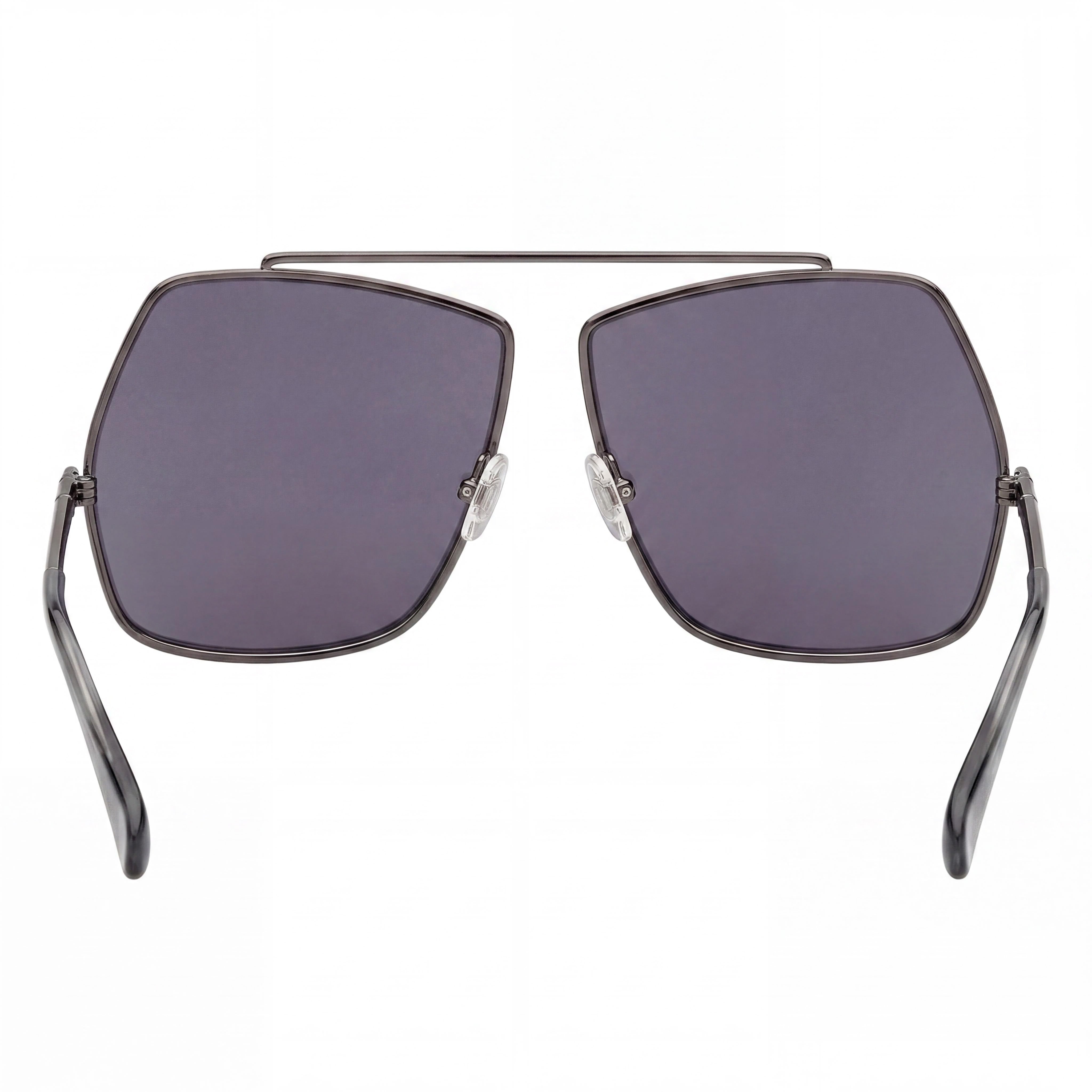 Gafas de sol MaxMara Classic para mujer, montura de metal dorado con lentes verdes, tamaño de los ojos: 64 mm, puente: 12 mm, patillas: 135 mm, Photo 3