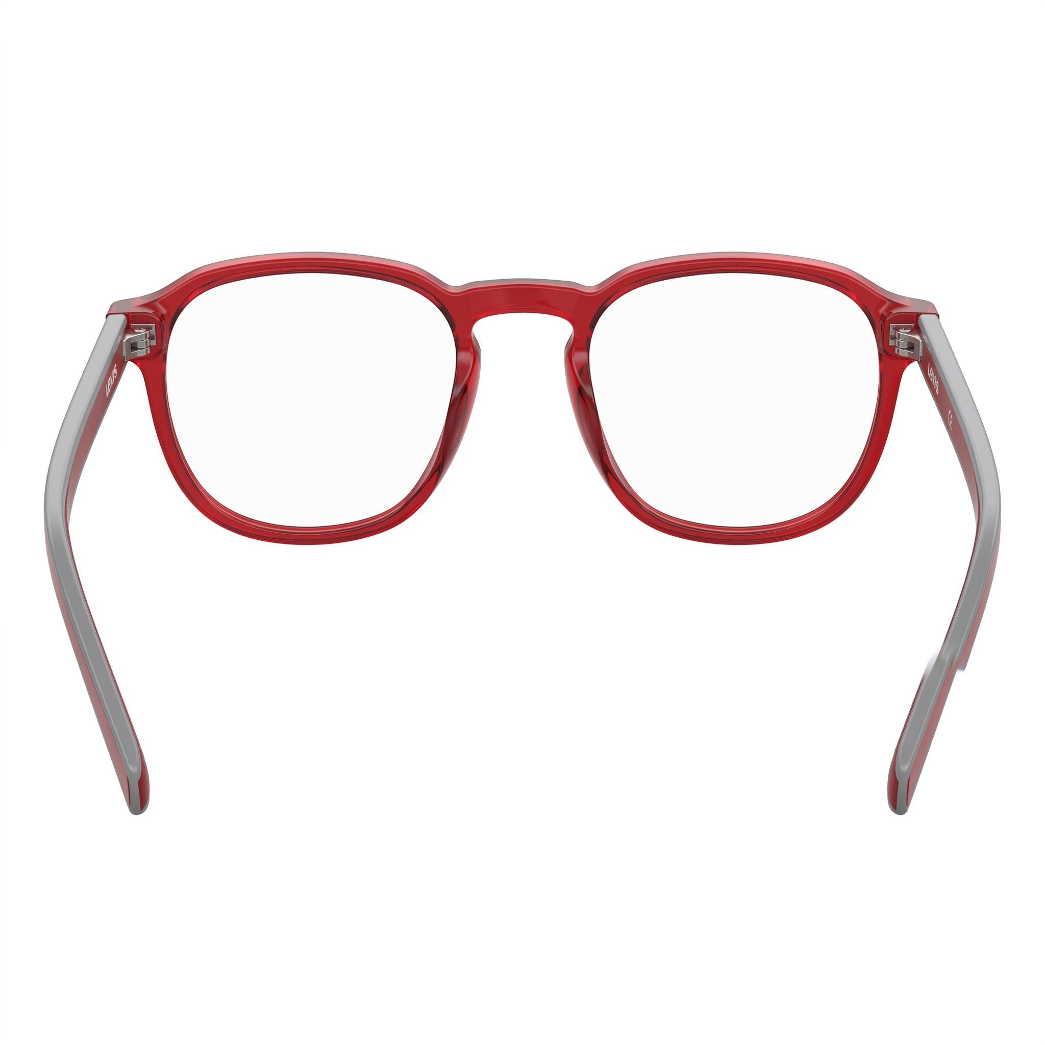 Levi's Lv 1024 Women's Red Plastic Frame Optical Eyeglasses with 50mm Lens, 20mm Bridge, 145mm Temple, Photo 2