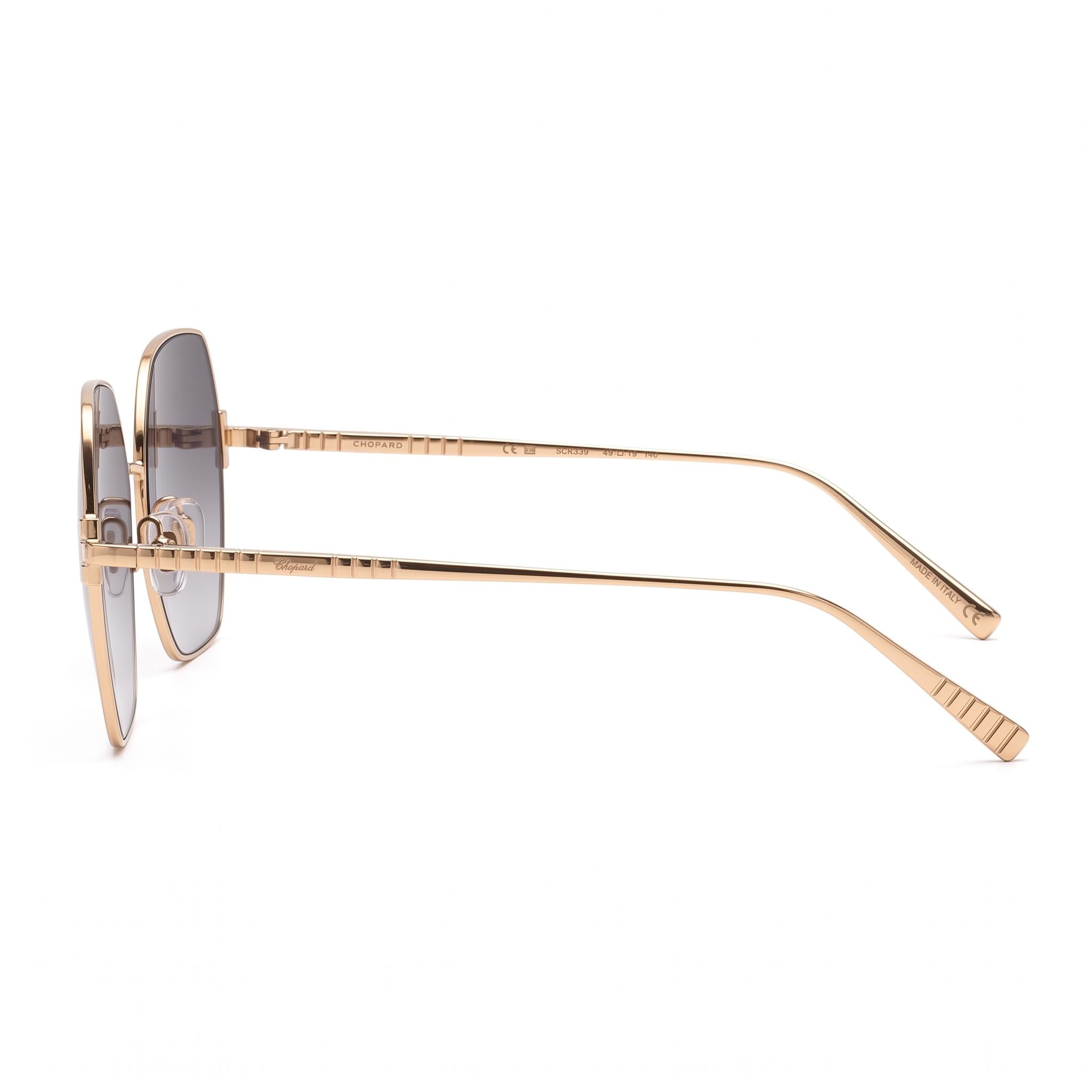 Chopard Schl02m Women's Titanium Rose Gold Gradient Sunglasses 57mm, Photo 4