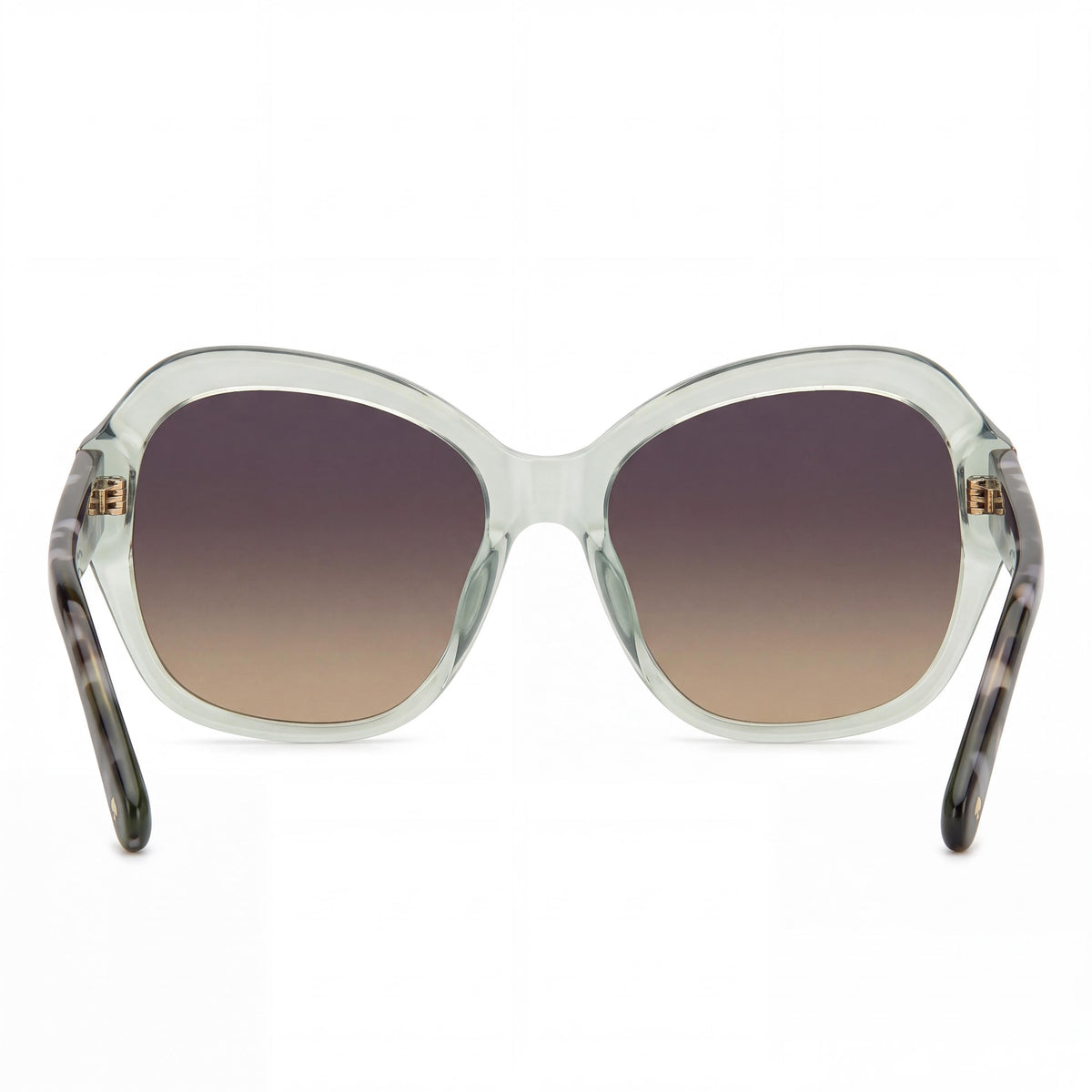 kate spade new york LOTTIE/G/S Women's Green Acetate Non-Polarized Sunglasses with Grey Brown Doubleshade Lenses 55-17-140, Photo 4