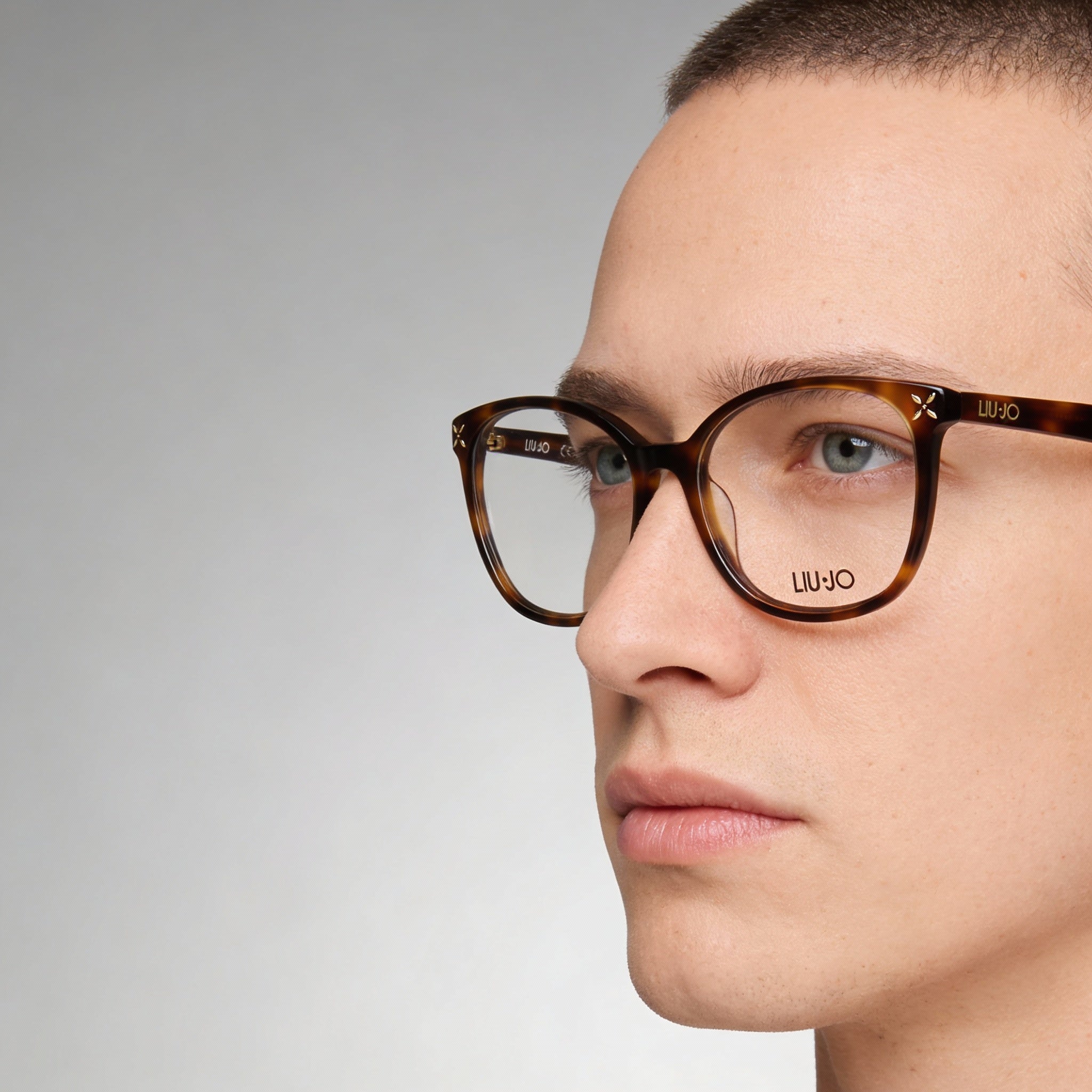Liu Jo Lj2621 Unisex Tortoise Acetate Frame Eyewear with Polycarbonate Lenses, Lens Width 52mm, Photo 4