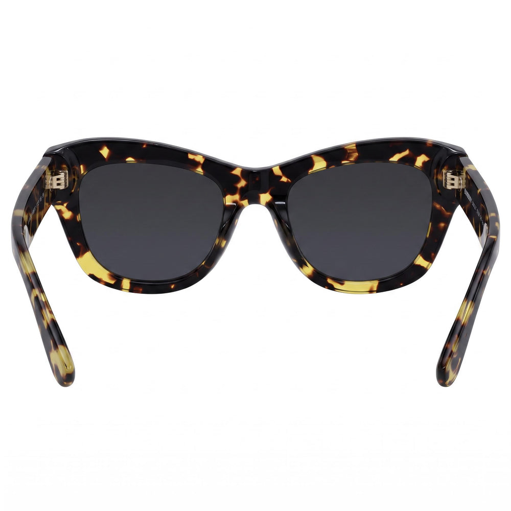 BURBERRY Classic Unisex Tortoise Acetate Dark Grey Lens UV Protection Sunglasses 51mm