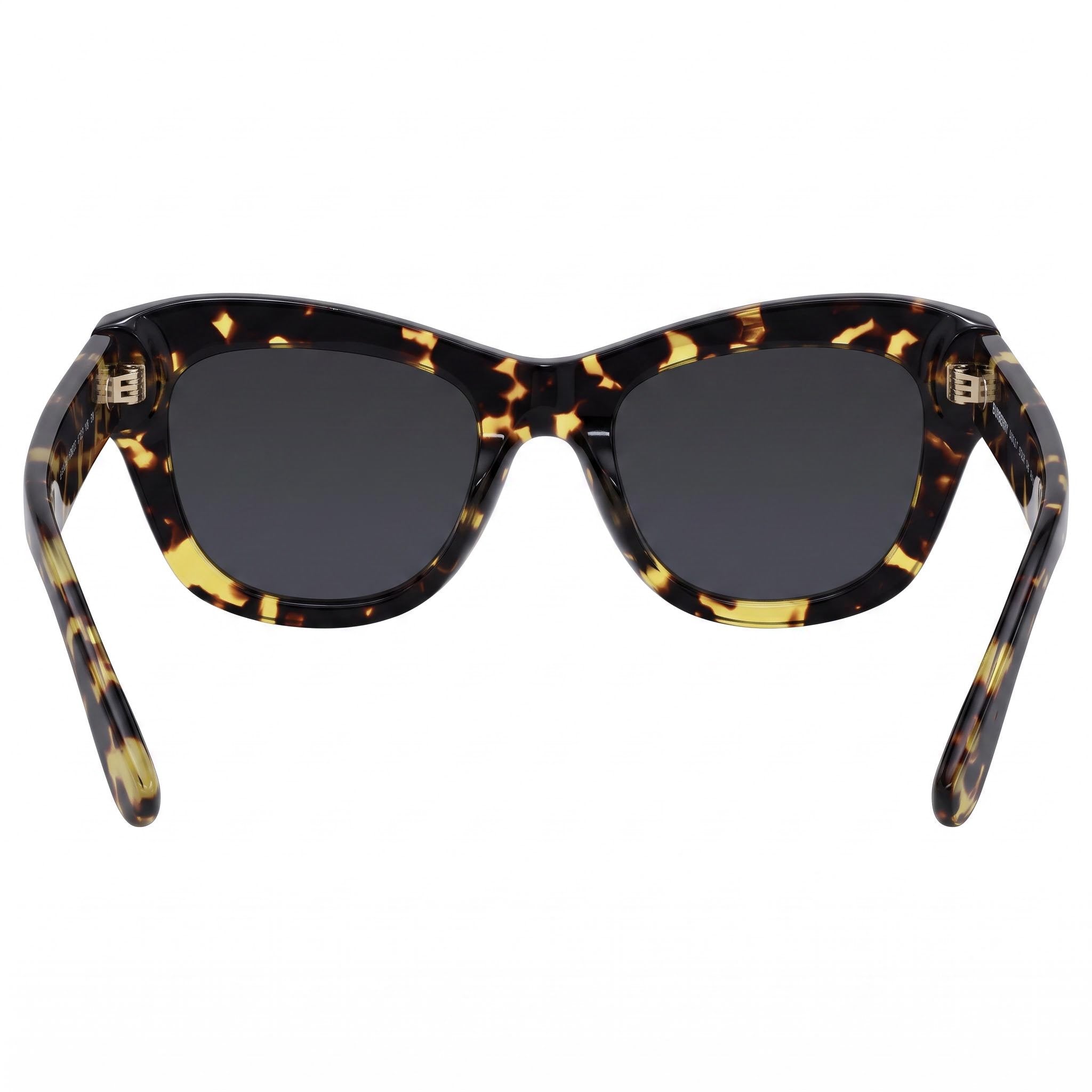 BURBERRY Classic Unisex Tortoise Acetate Dark Grey Lens UV Protection Sunglasses 51mm, Photo 3
