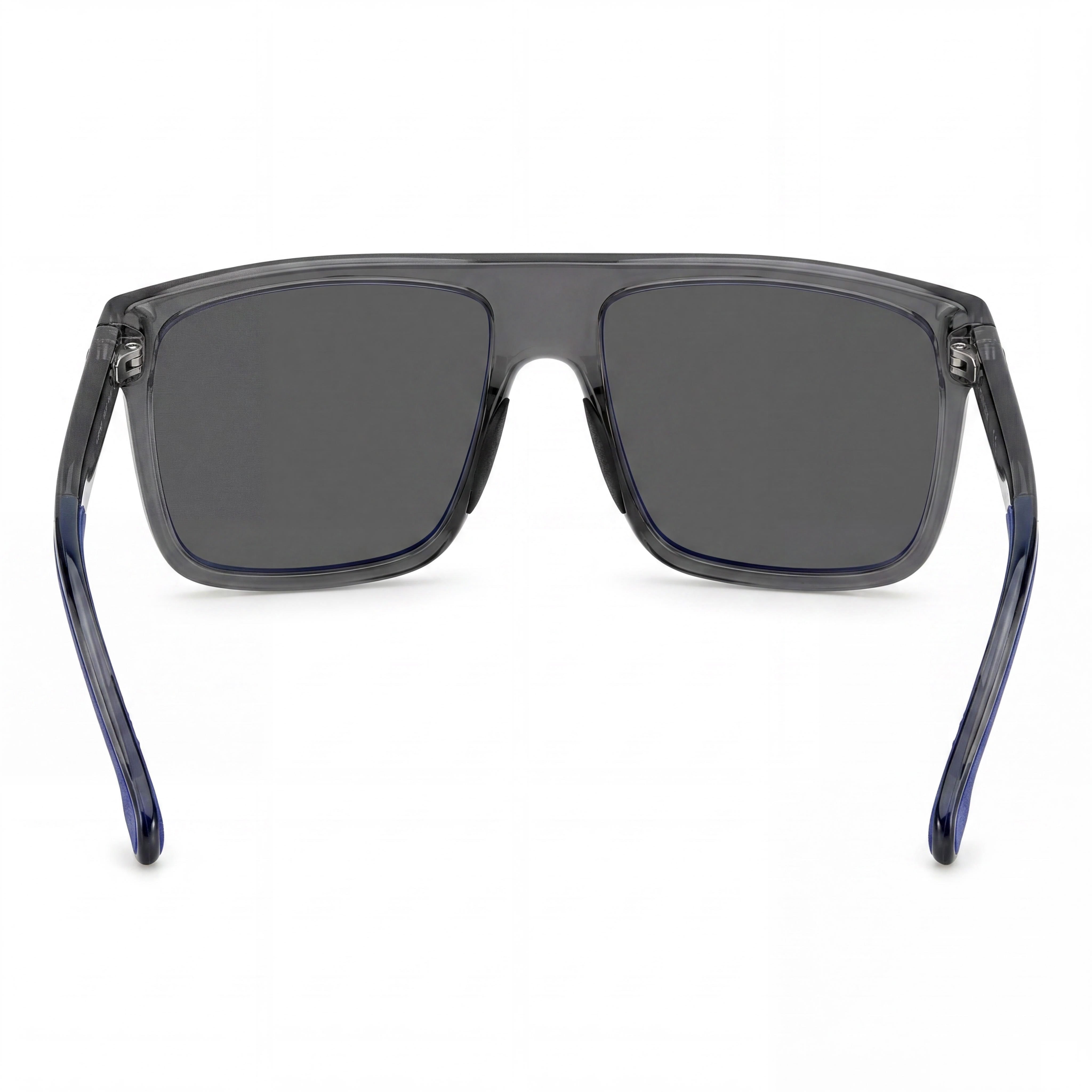 Carrera 8055/S Men's Transparent Grey Polyamide Frame Blue Multilayer Lens UV Sunglasses 58mm, Photo 4