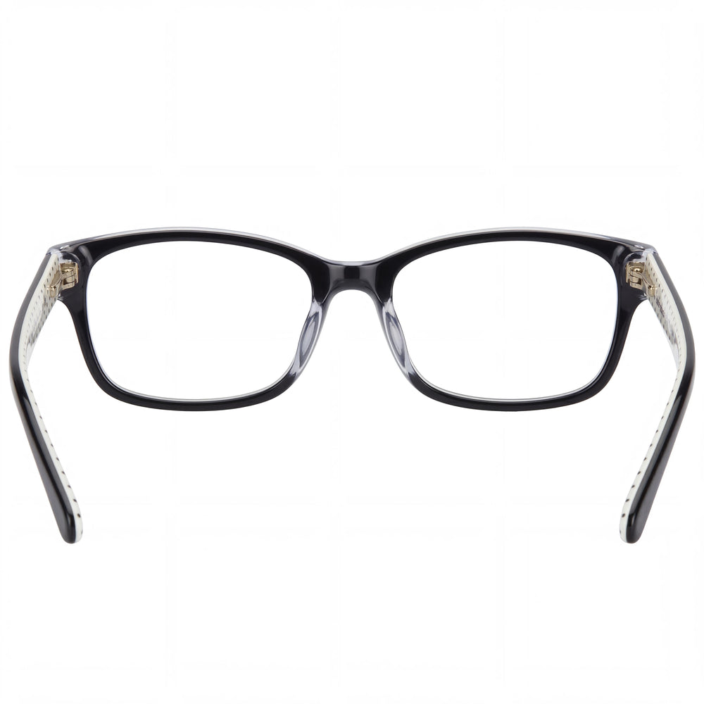 Gafas de sol Lucyann de Kate Spade New York para mujer, de plástico, color blanco y negro, con ancho de lente de 51 mm.