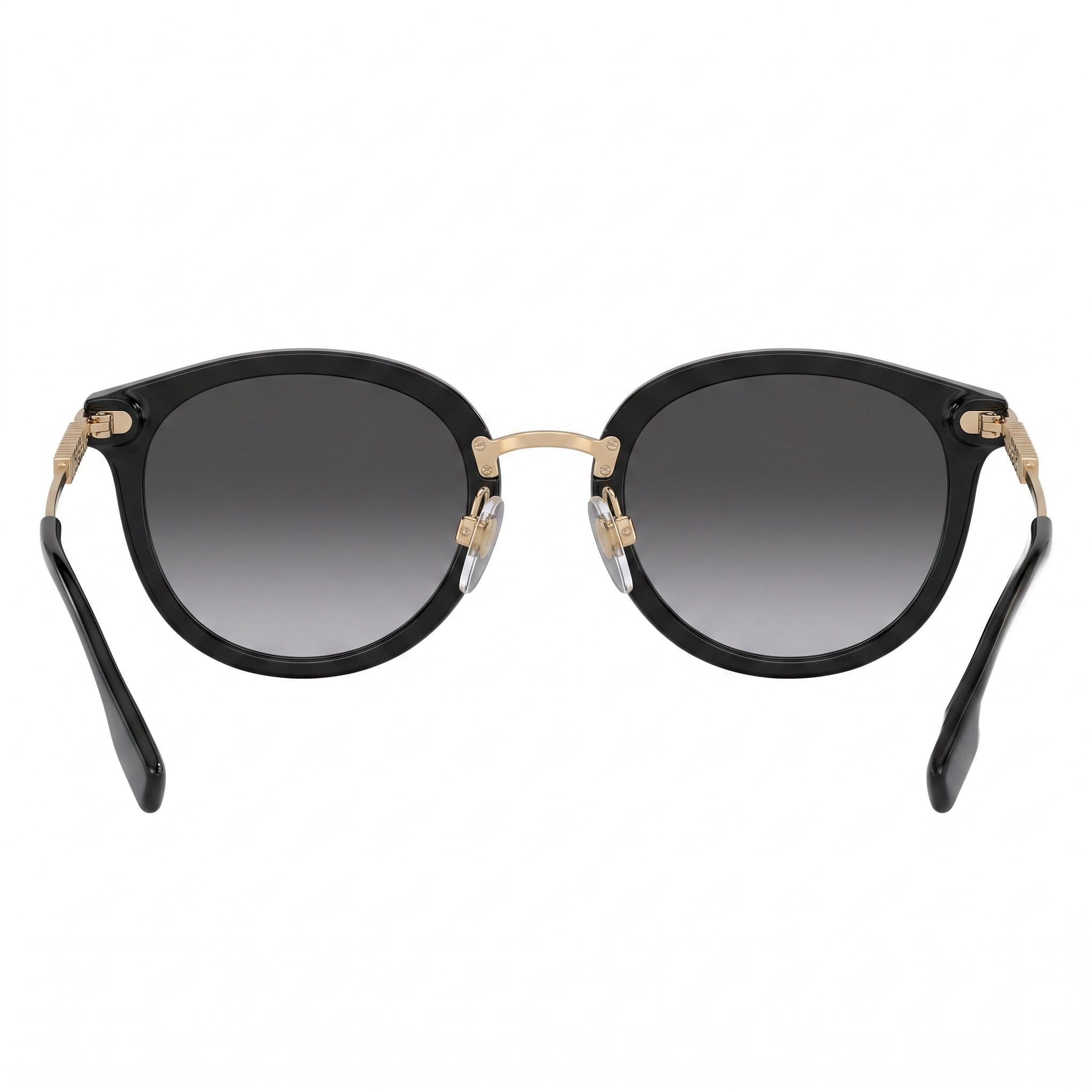 BURBERRY Be 4398d Women's Black Grey Gradient Stainless Steel Frame Grey 100% UV Protection Sunglasses 50mm, Photo 4