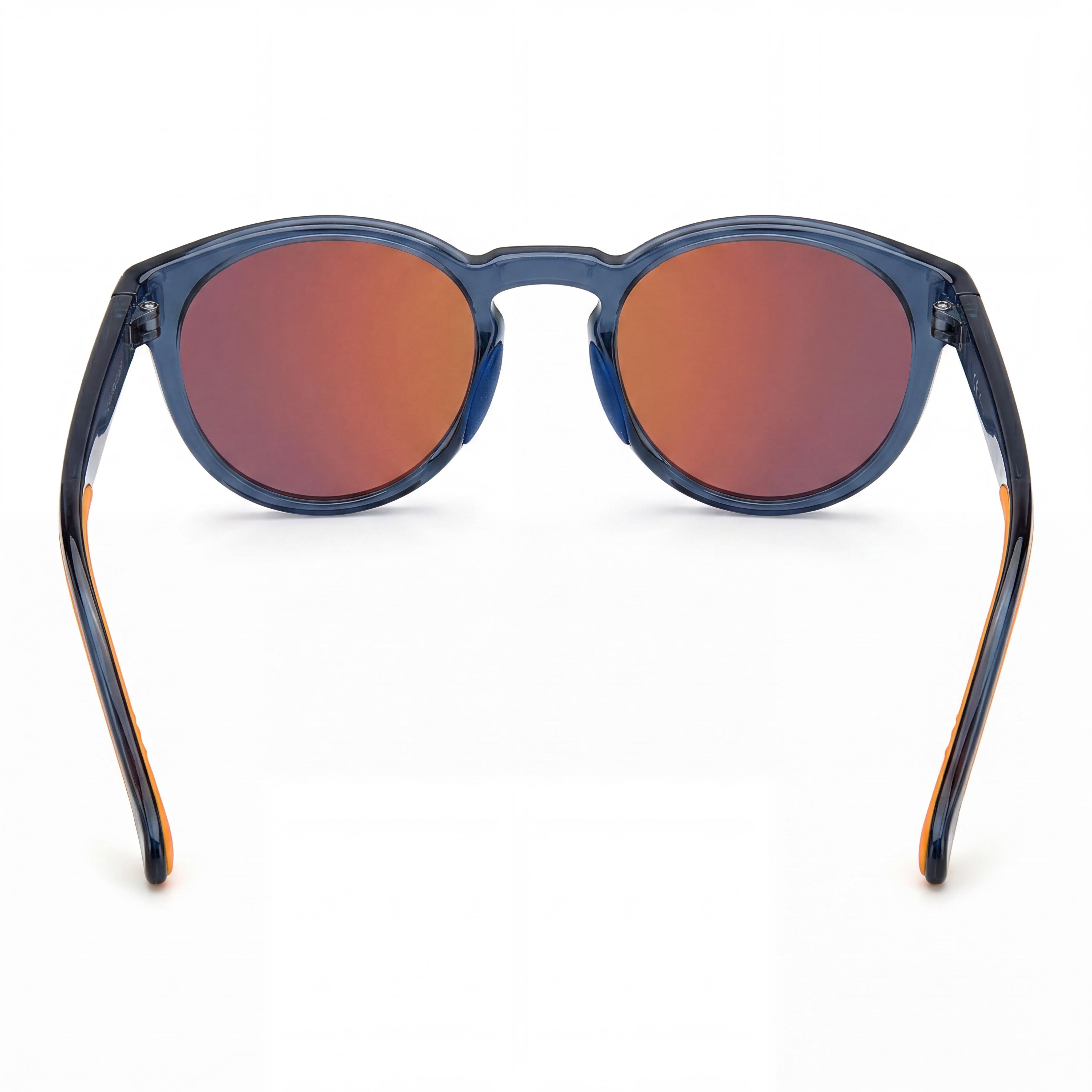 Carrera 8056/S Men's Blue Frame Mirror Fire Red Polycarbonate Non-Polarized Lenses UV Protected 51mm Sunglasses, Photo 4