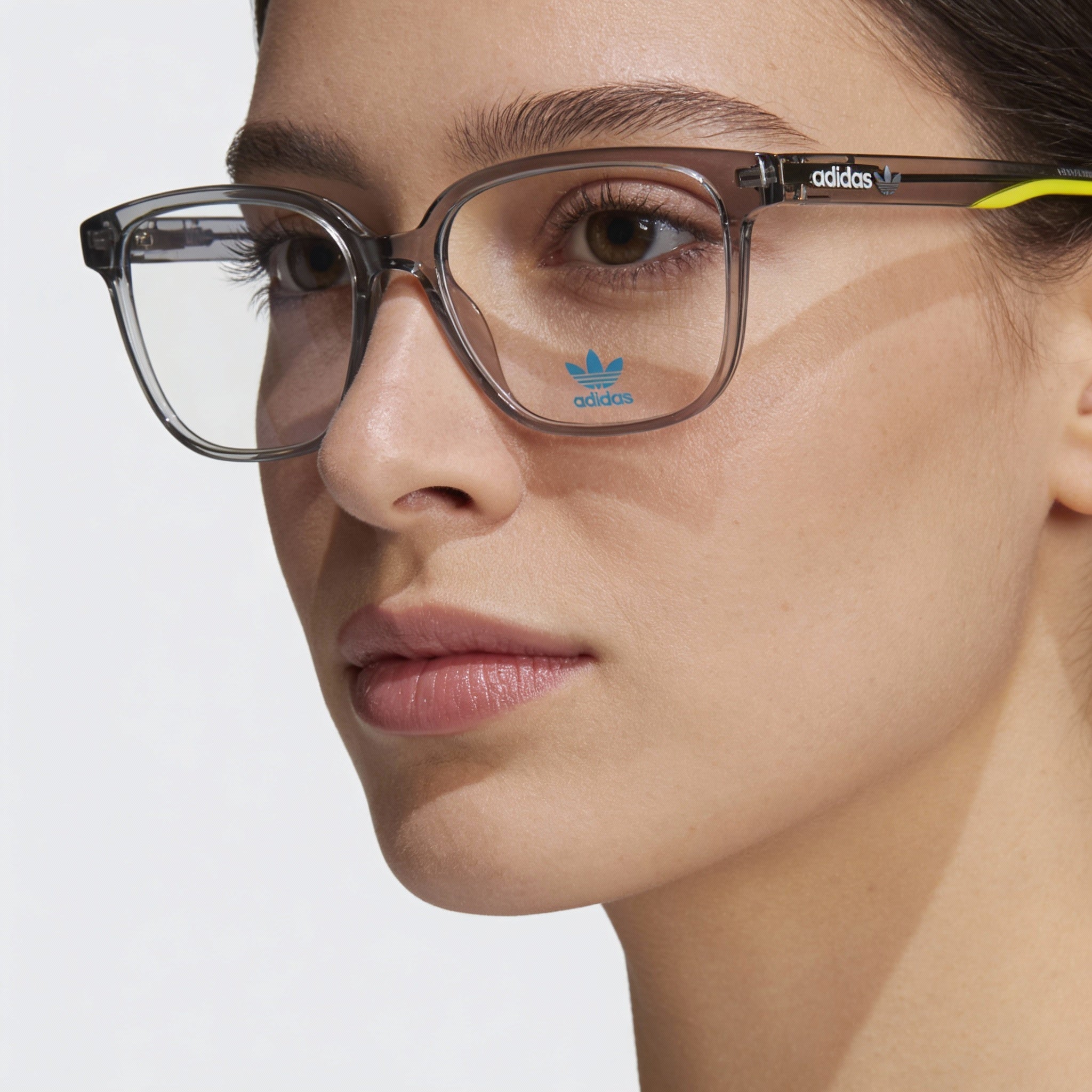 Adidas Originals Casual Eyeglasses for Women with Crystal Acetate Frame and Transparent Lenses 52-15-145, Photo 3