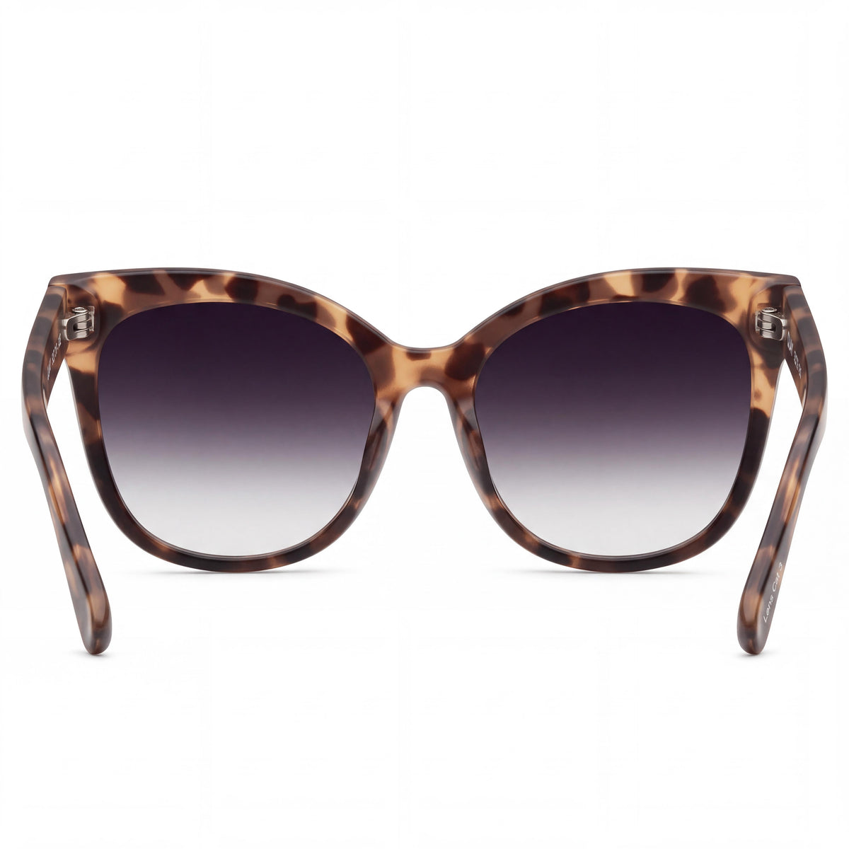 QUAY AUSTRALIA It's My Way Women's Cat Eye Tortoise Black Black Fade Plastic Sunglasses 59mm with UV Protection, Photo 3