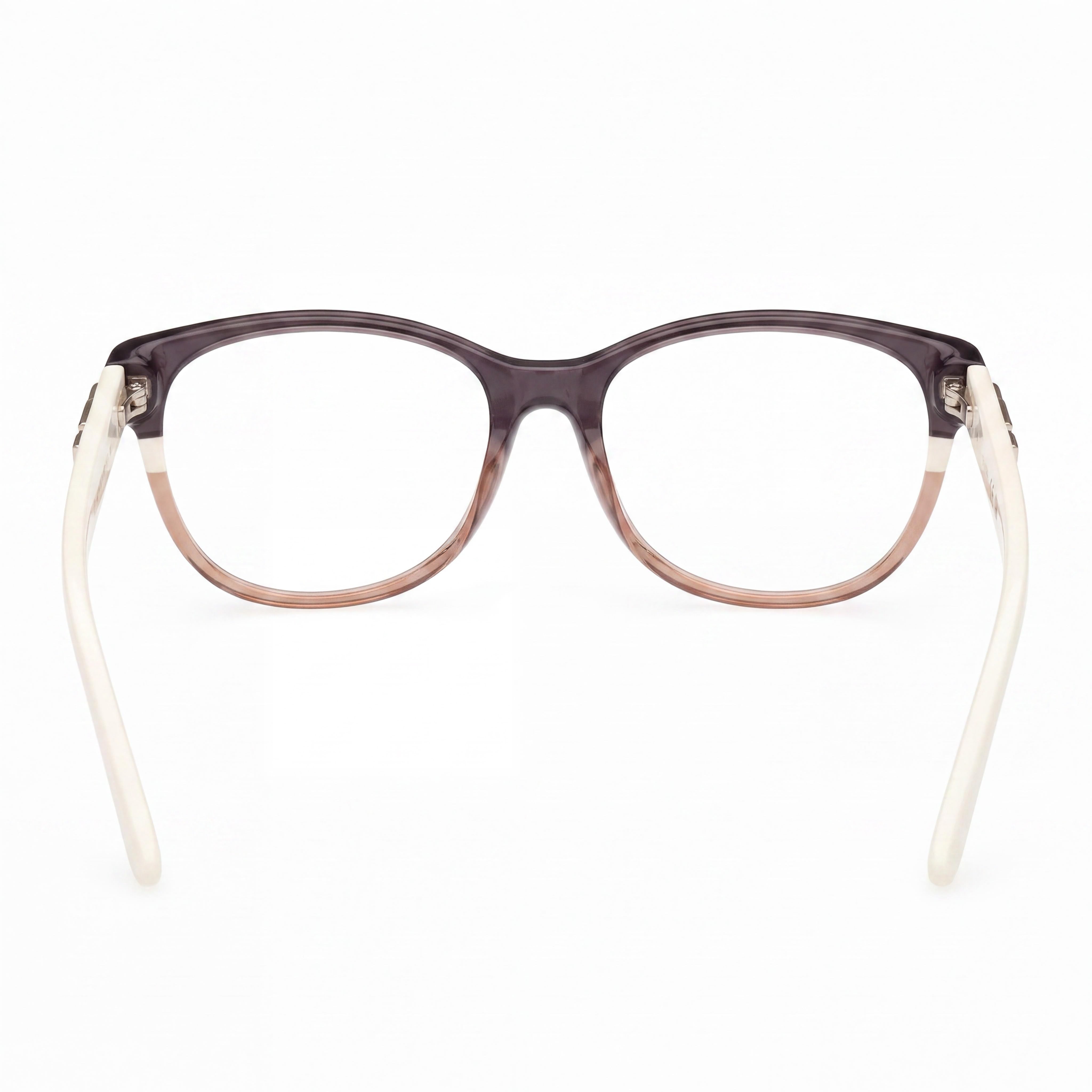 Guess MODERNO Women's Grey Striped Shiny Ivory Plastic Frame Polycarbonate Eyewear 50-17-140mm, Photo 3