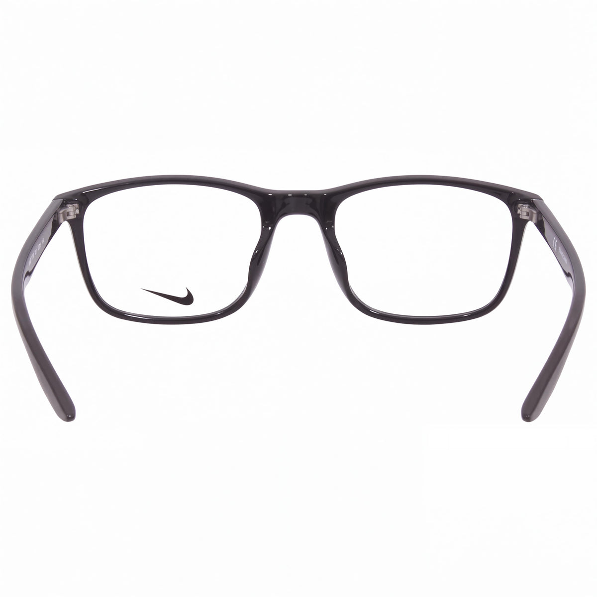 Nike 7129 Classic Prescription-Ready Non- Plastic Unisex Full Rim Eyeglasses Black 52-19-145, Photo 2